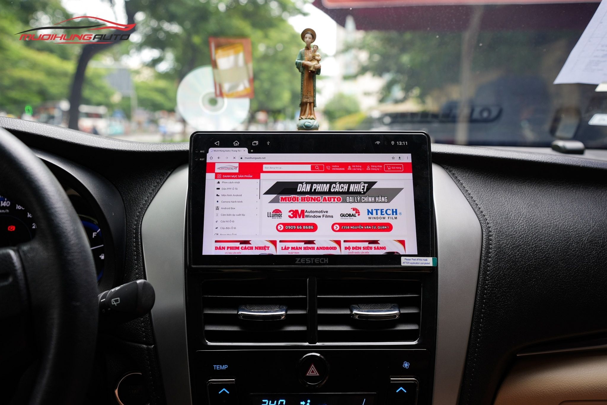 Lắp Màn Hình Zestech Z18 360 Cho Xe Toyota Yaris 2020