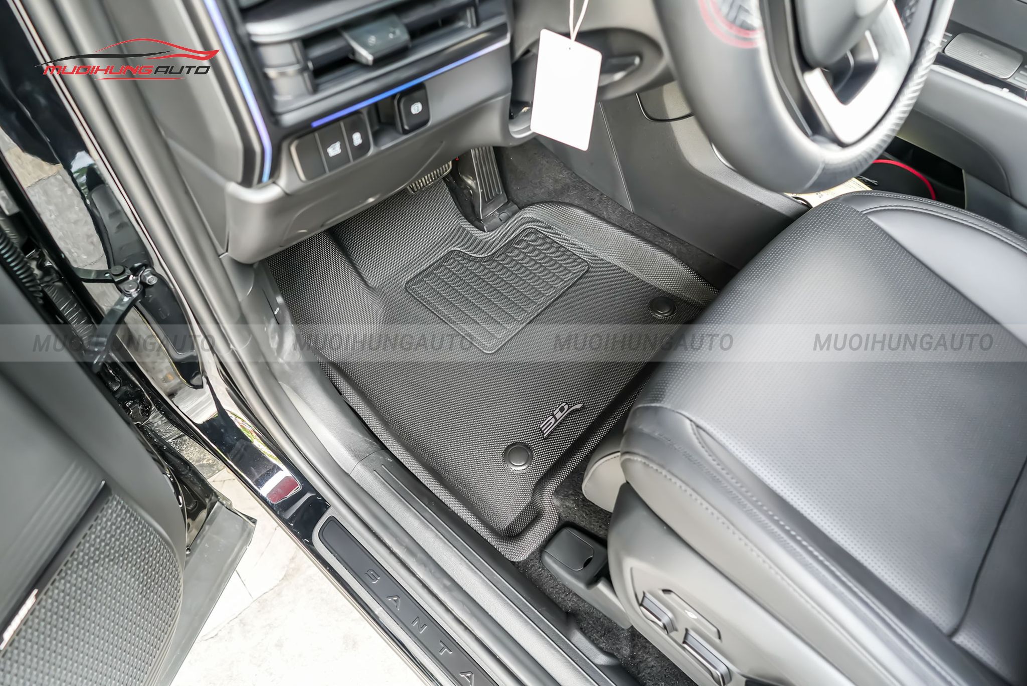 Thảm lót chân 3D Kagu Maxpider cho ô tô Hyundai Santafe 2025