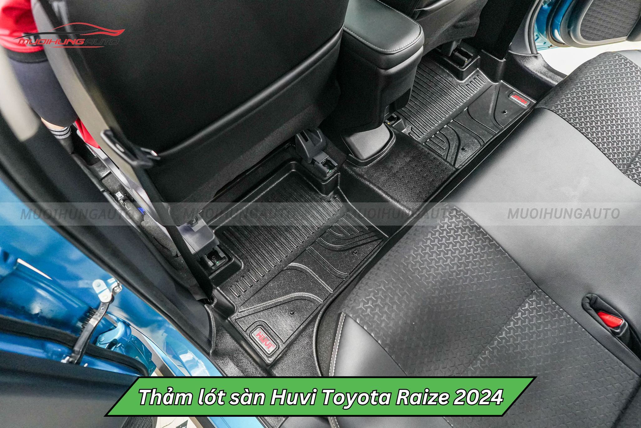 Thảm lót chân Huvi cho ô tô Toyota Raize 2024