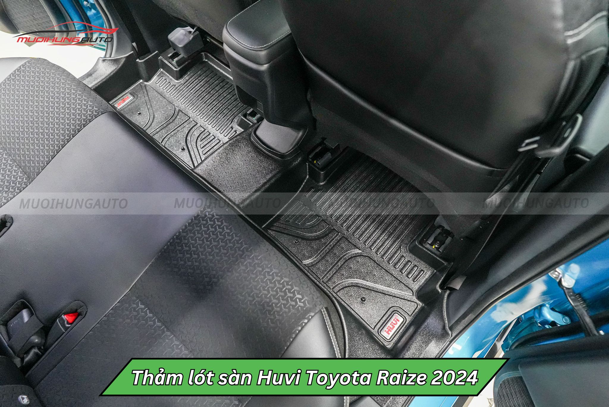 Thảm lót chân Huvi ô tô Toyota Raize 2024