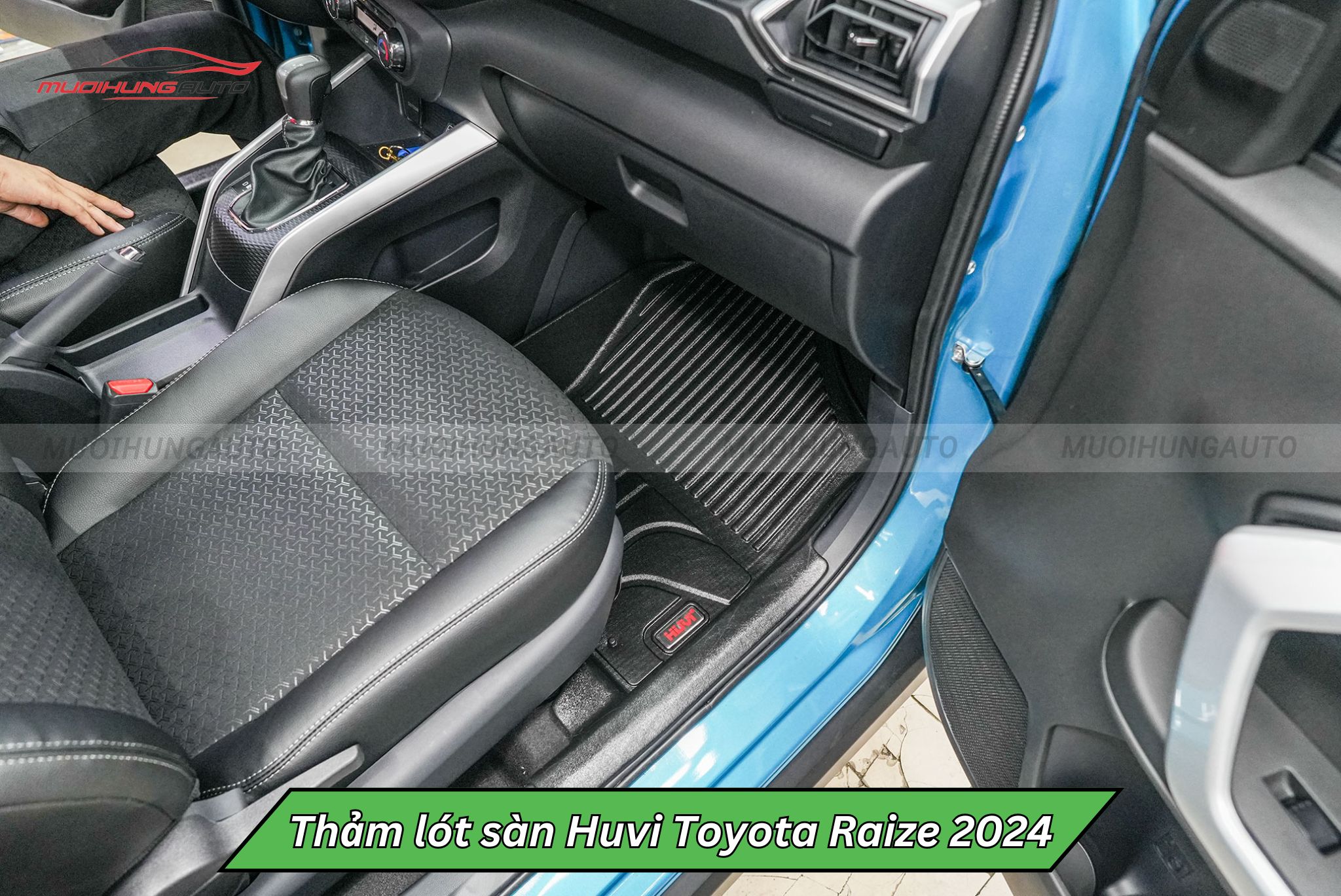 Thảm lót chân Huvi xe Toyota Raize 2024