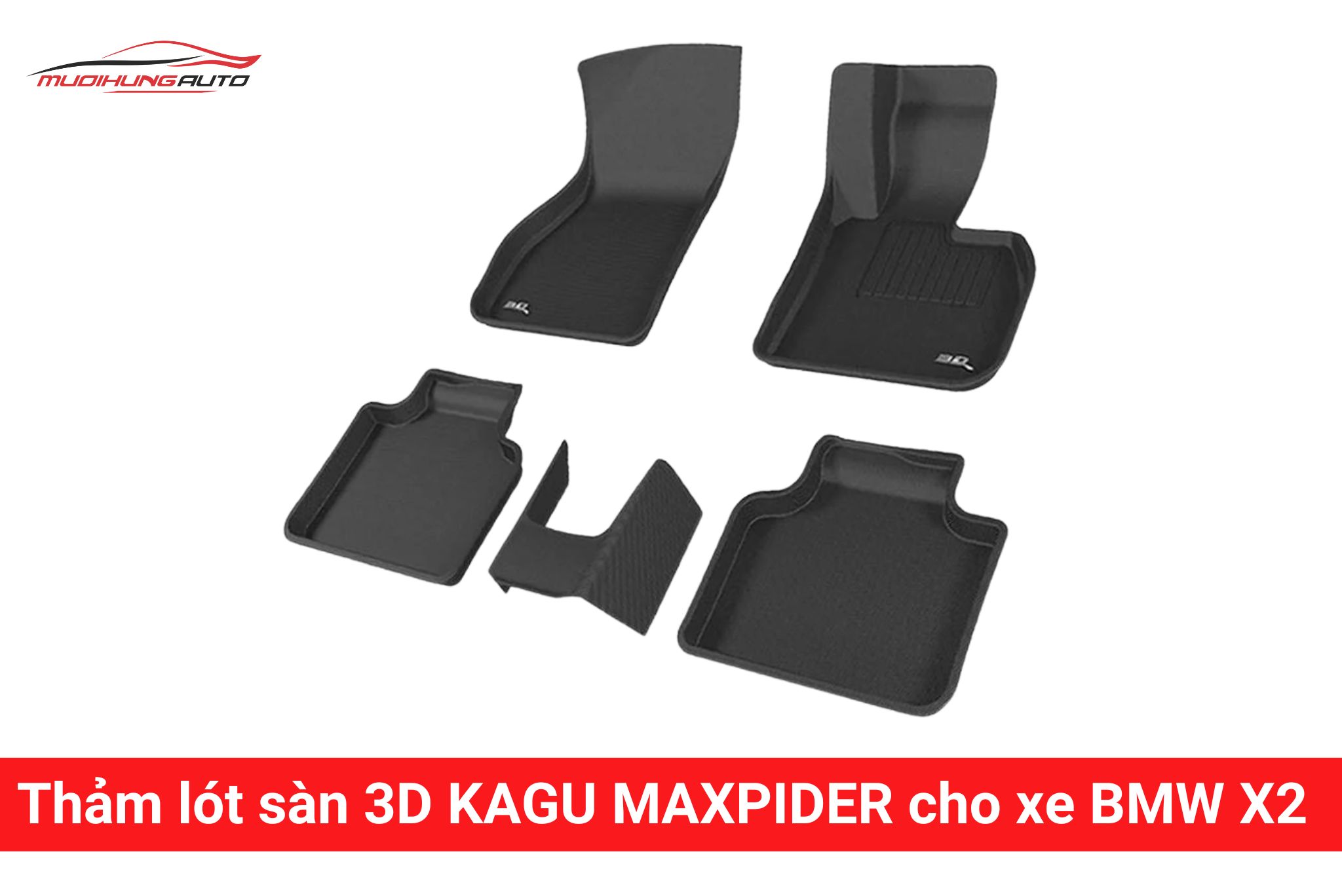 Thảm lót sàn 3D Kagu Maxpider cho xe BMW X2