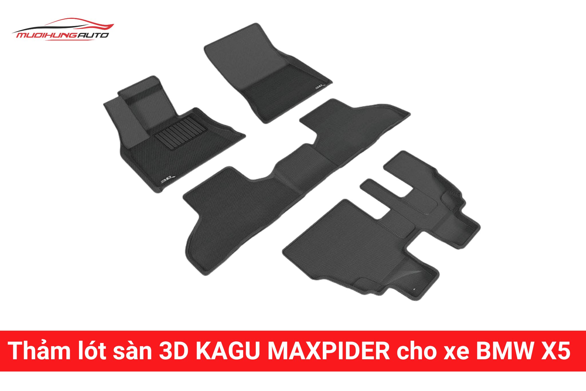 Thảm lót sàn 3D Kagu Maxpider cho xe BMW X5