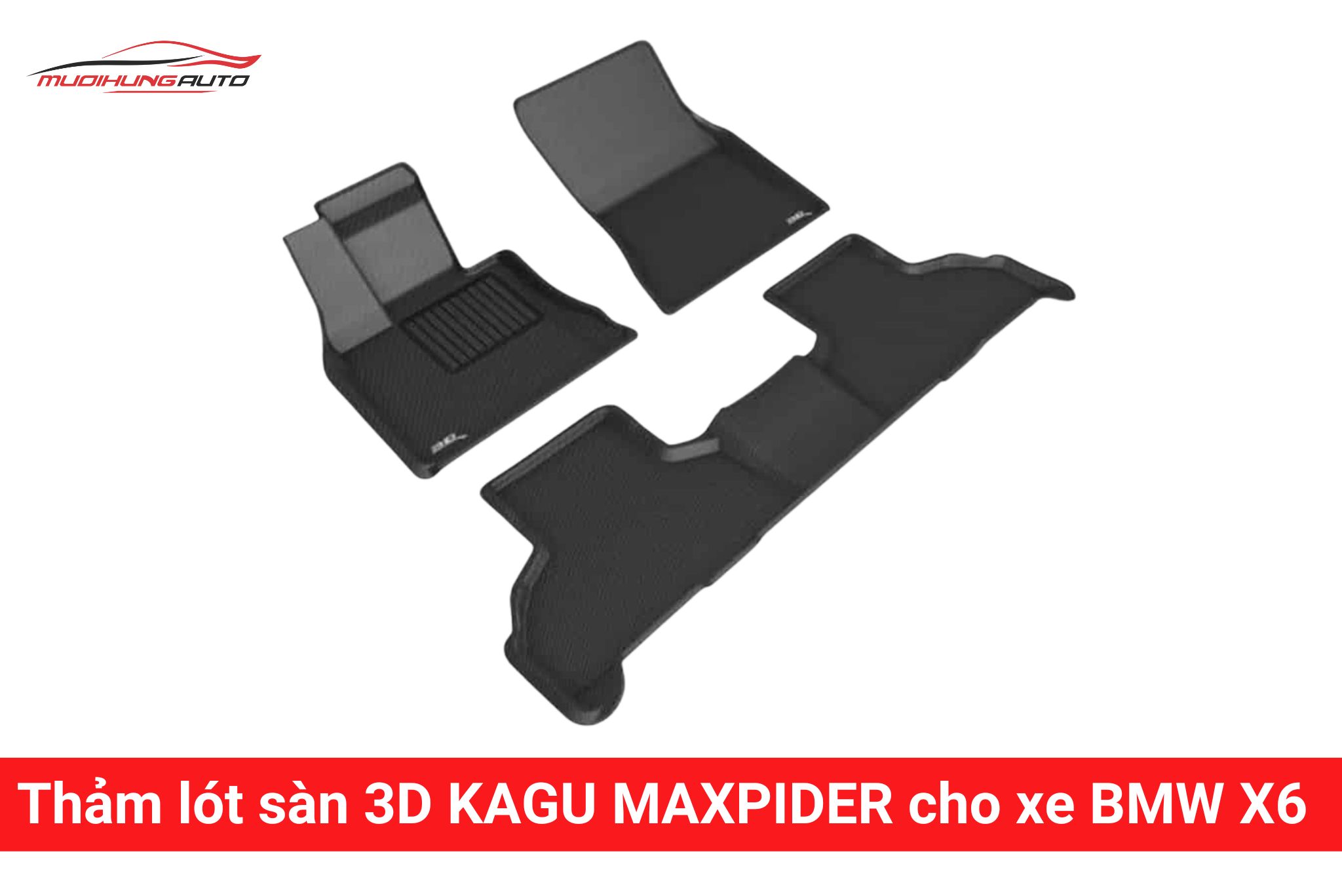 Thảm lót sàn 3D Kagu Maxpider cho xe BMW X6
