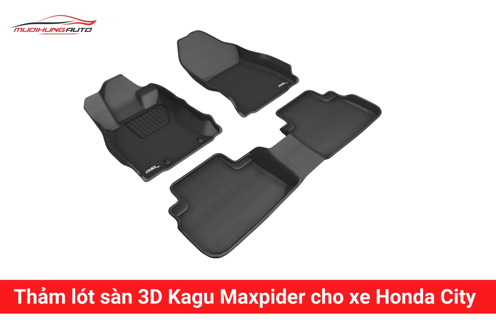 Thảm lót sàn 3D Kagu Maxpider cho xe Honda City
