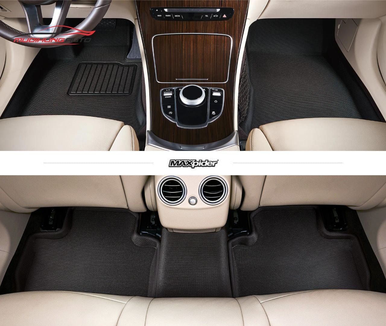 Thảm lót sàn 3D Kagu Maxpider cho xe Hyundai Creta 2022+