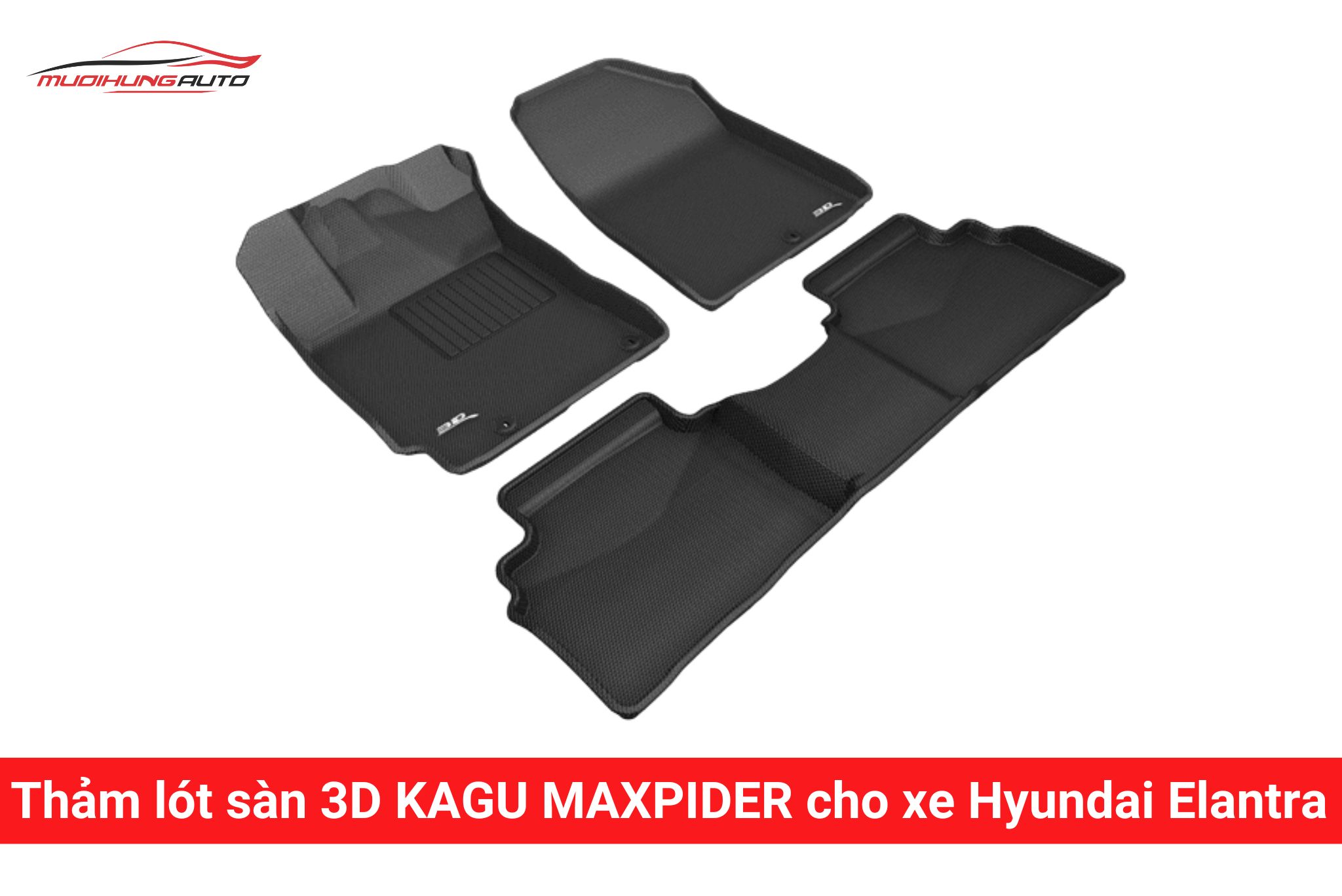 Thảm lót sàn 3D Kagu Maxpider cho xe Hyundai Elantra