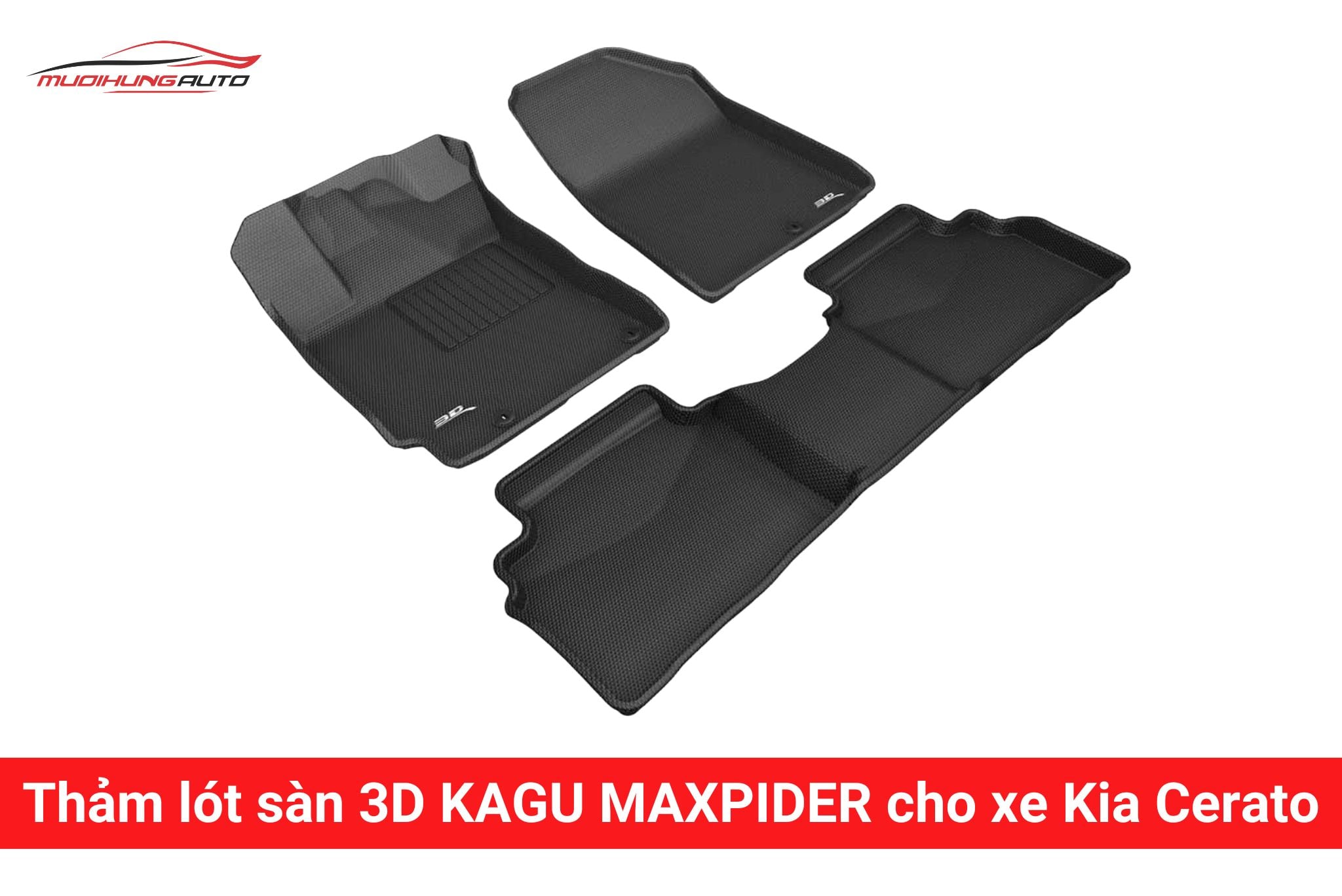 Thảm lót sàn 3D Kagu Maxpider cho xe Kia Cerato