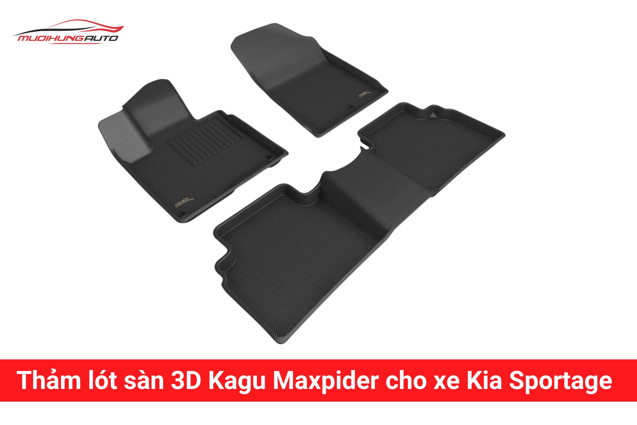 Thảm lót sàn 3D KAGU Maxpider cho xe Kia Sportage
