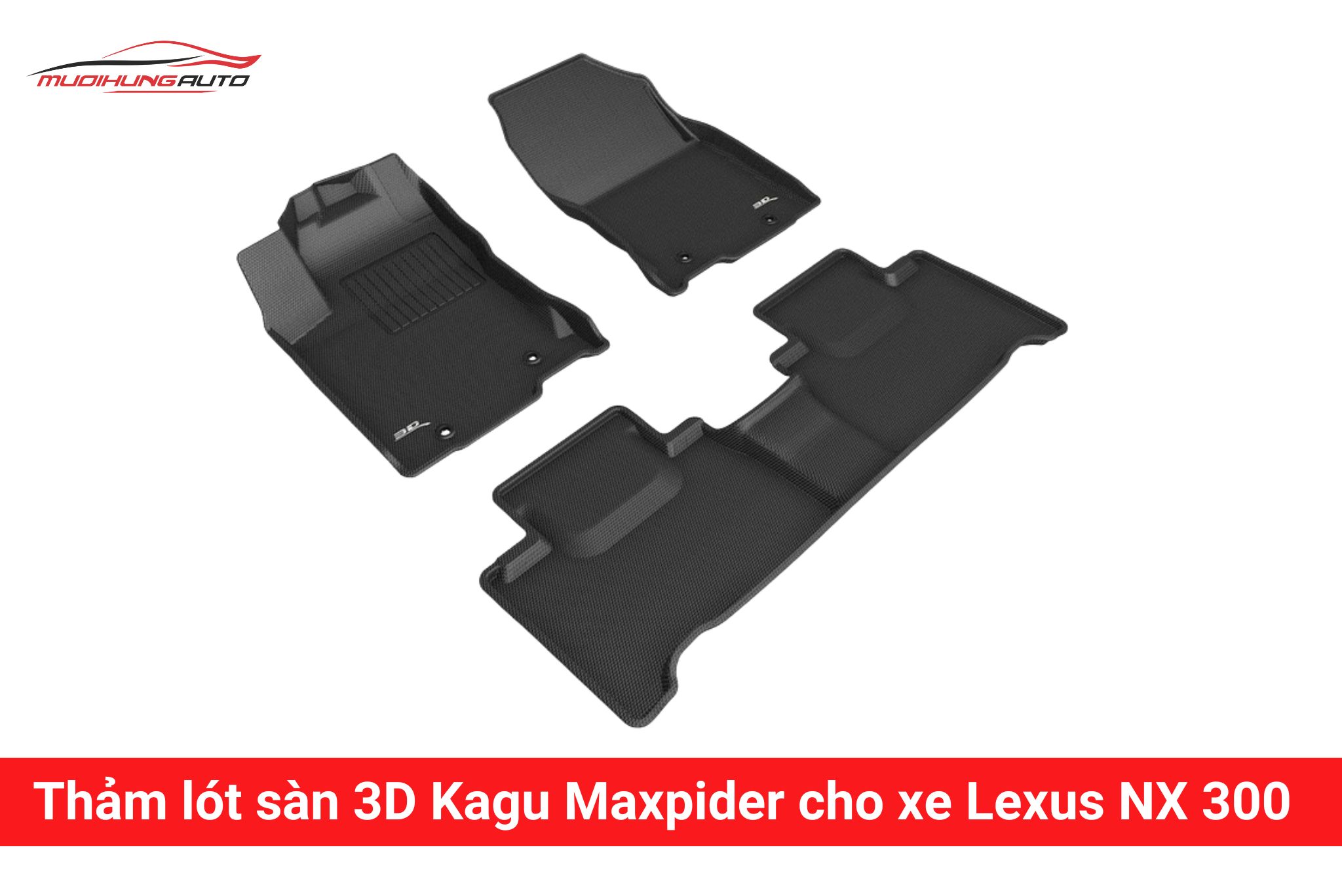 Thảm lót sàn 3D Kagu Maxpider cho xe Lexus NX 300
