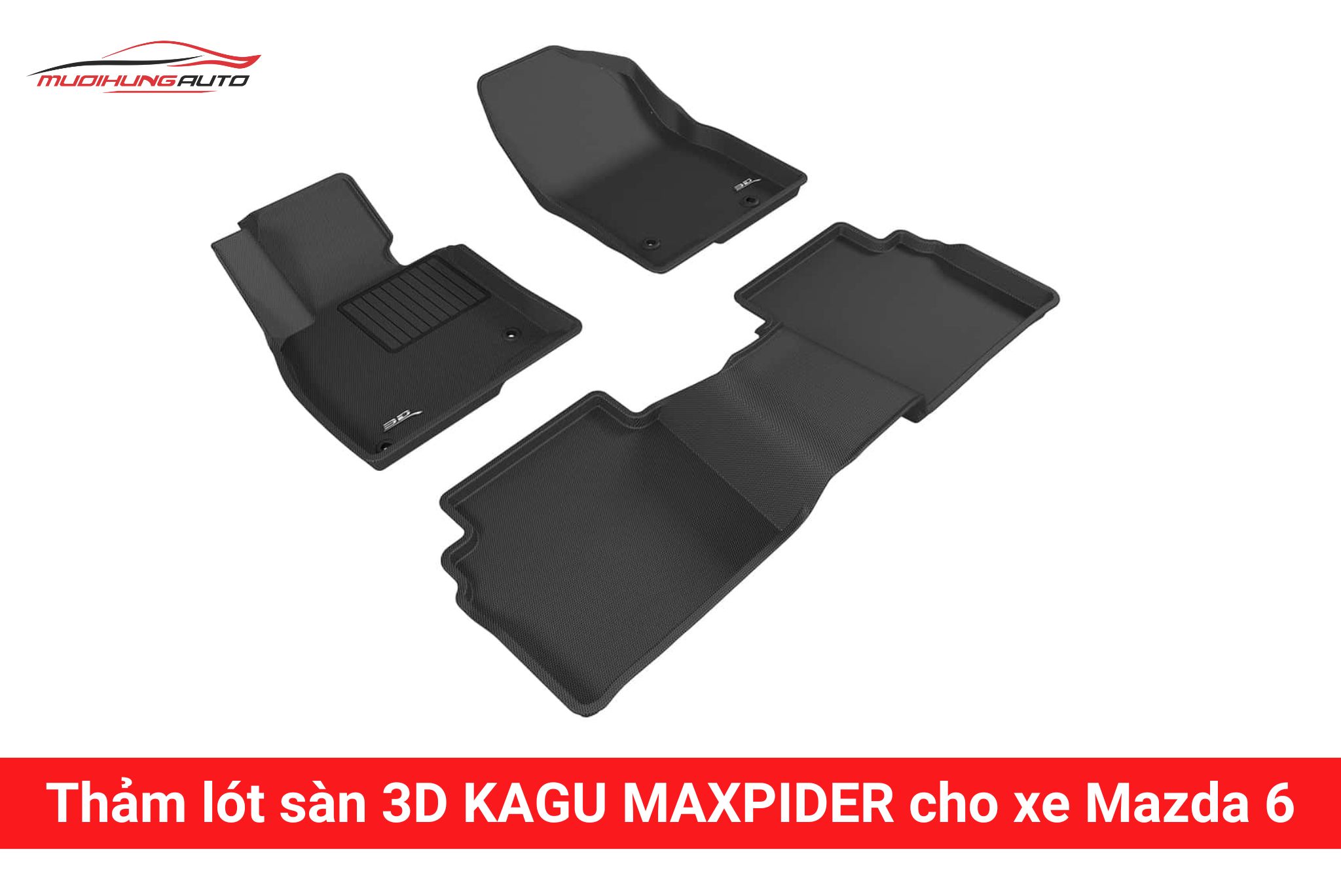 Thảm lót sàn 3D Kagu Maxpider cho xe Mazda 6