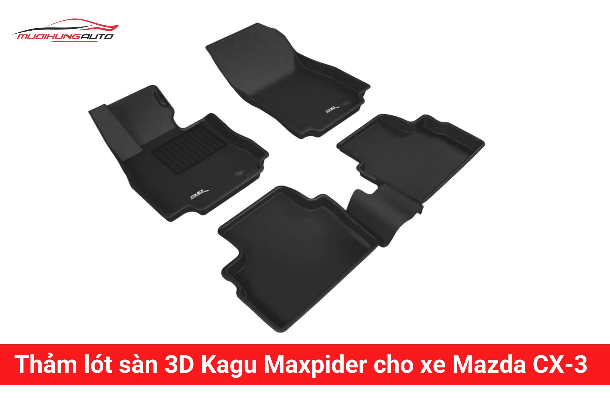 Thảm lót sàn 3D Kagu Maxpider cho xe Mazda CX-3