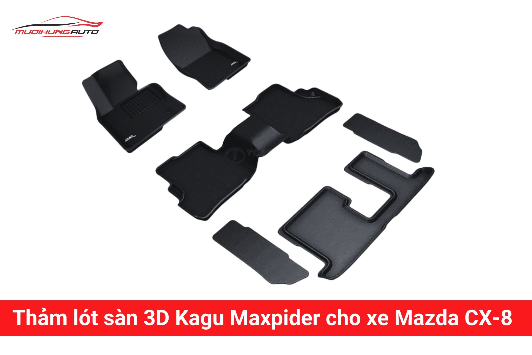 Thảm lót sàn 3D Kagu Maxpider cho xe Mazda CX-8