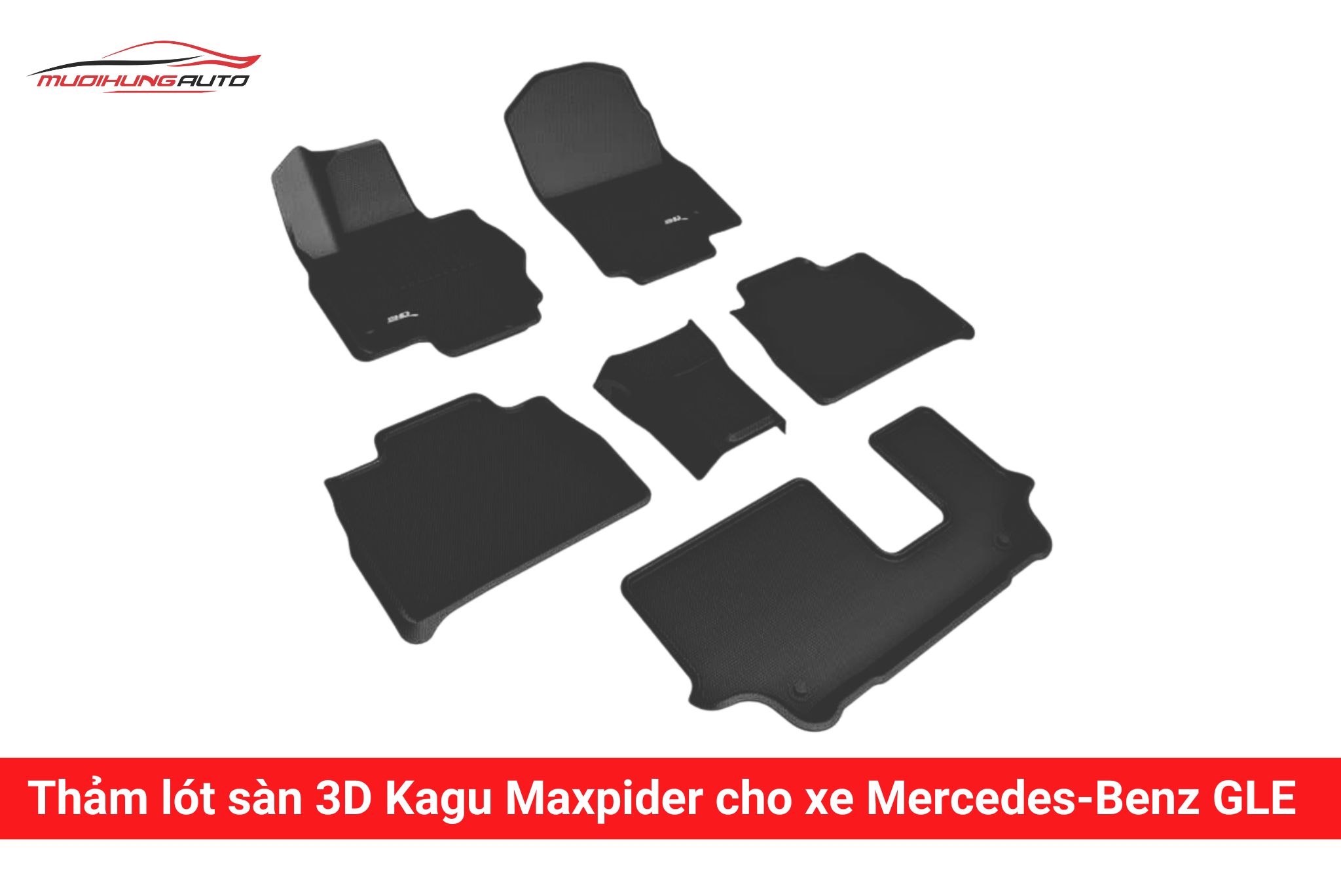 Thảm lót sàn 3D Kagu Maxpider cho xe Mercedes-Benz GLE