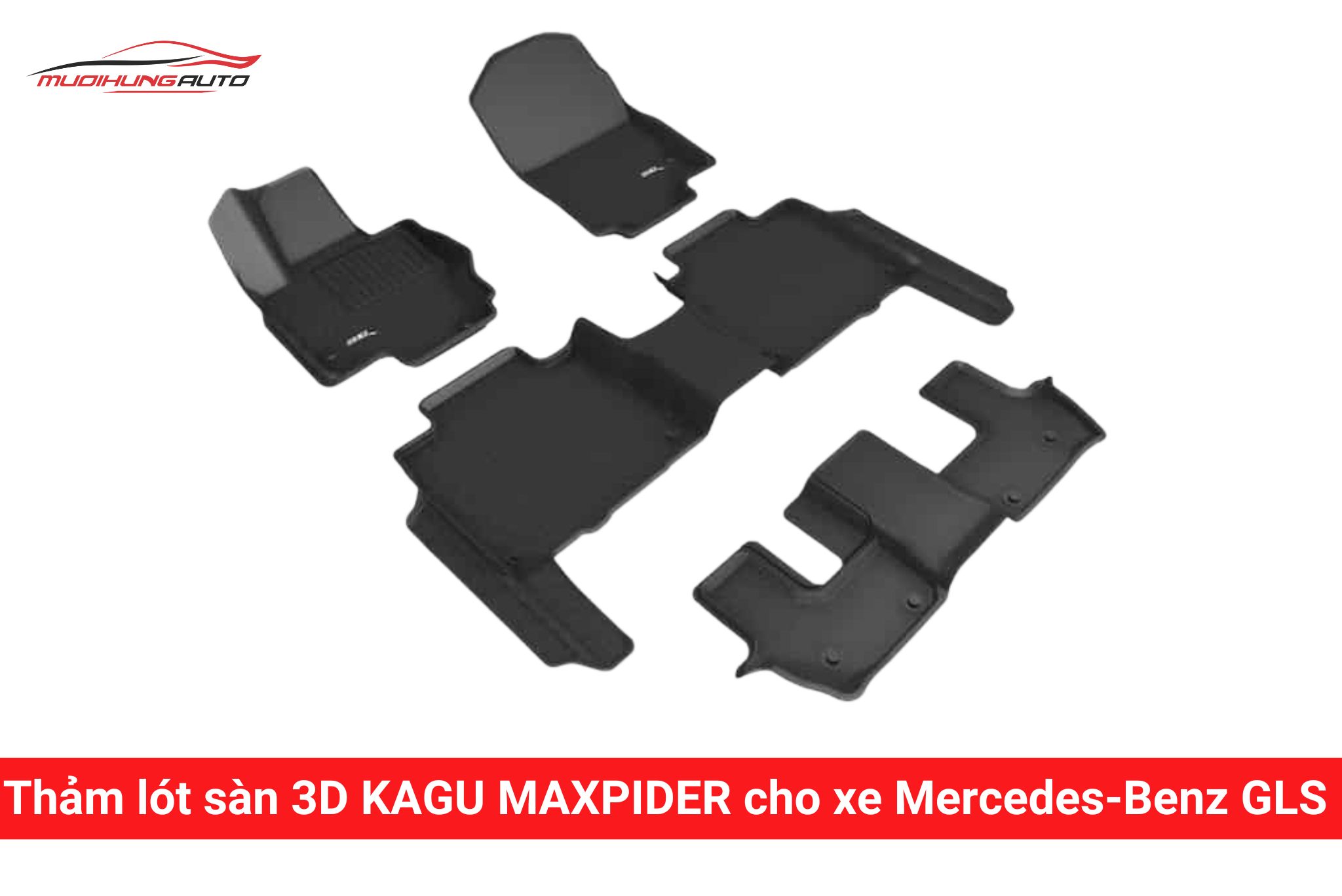 Thảm lót sàn 3D Kagu Maxpider cho xe Mercedes-Benz GLS