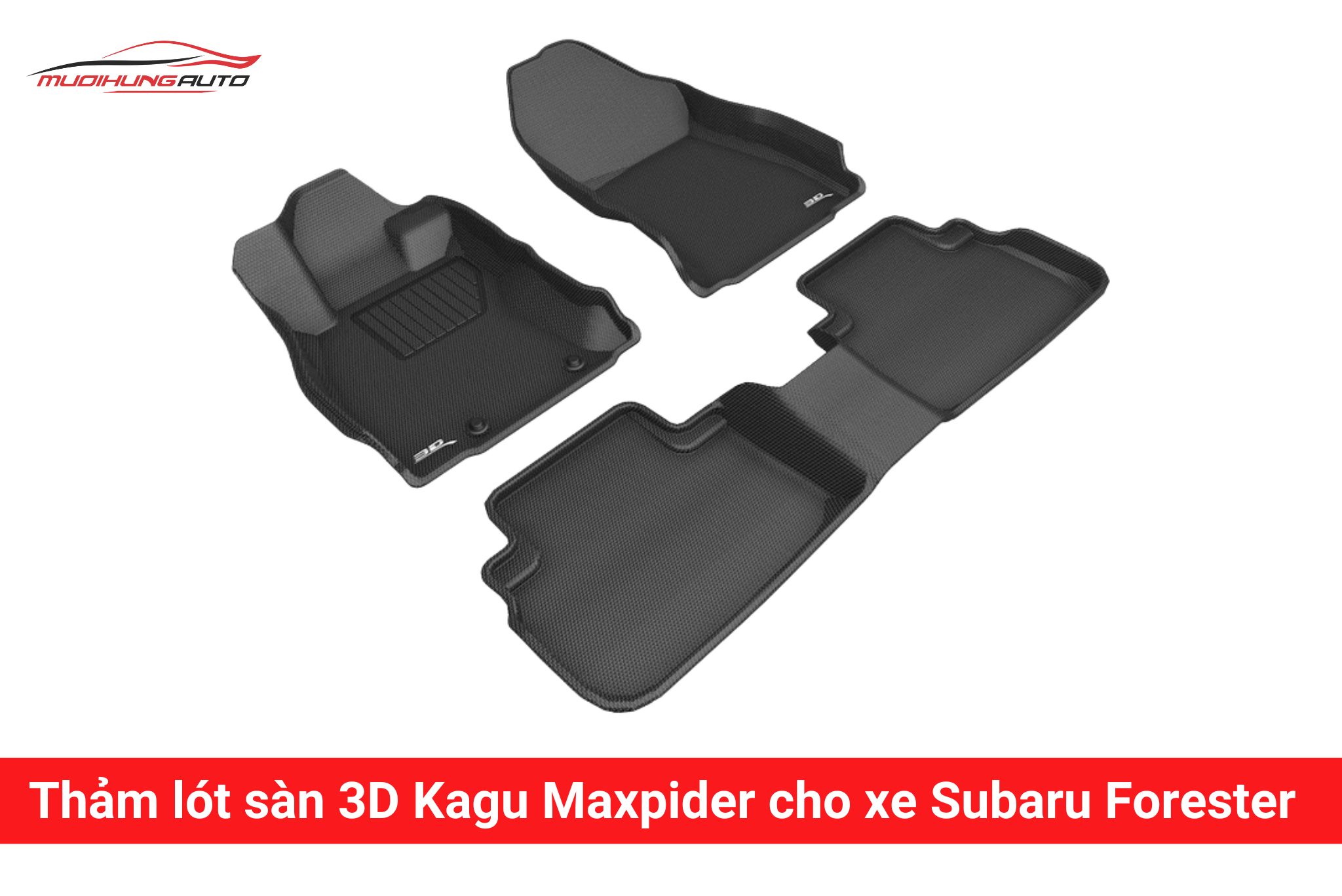 Thảm lót sàn 3D KAGU Maxpider cho xe Subaru Forester