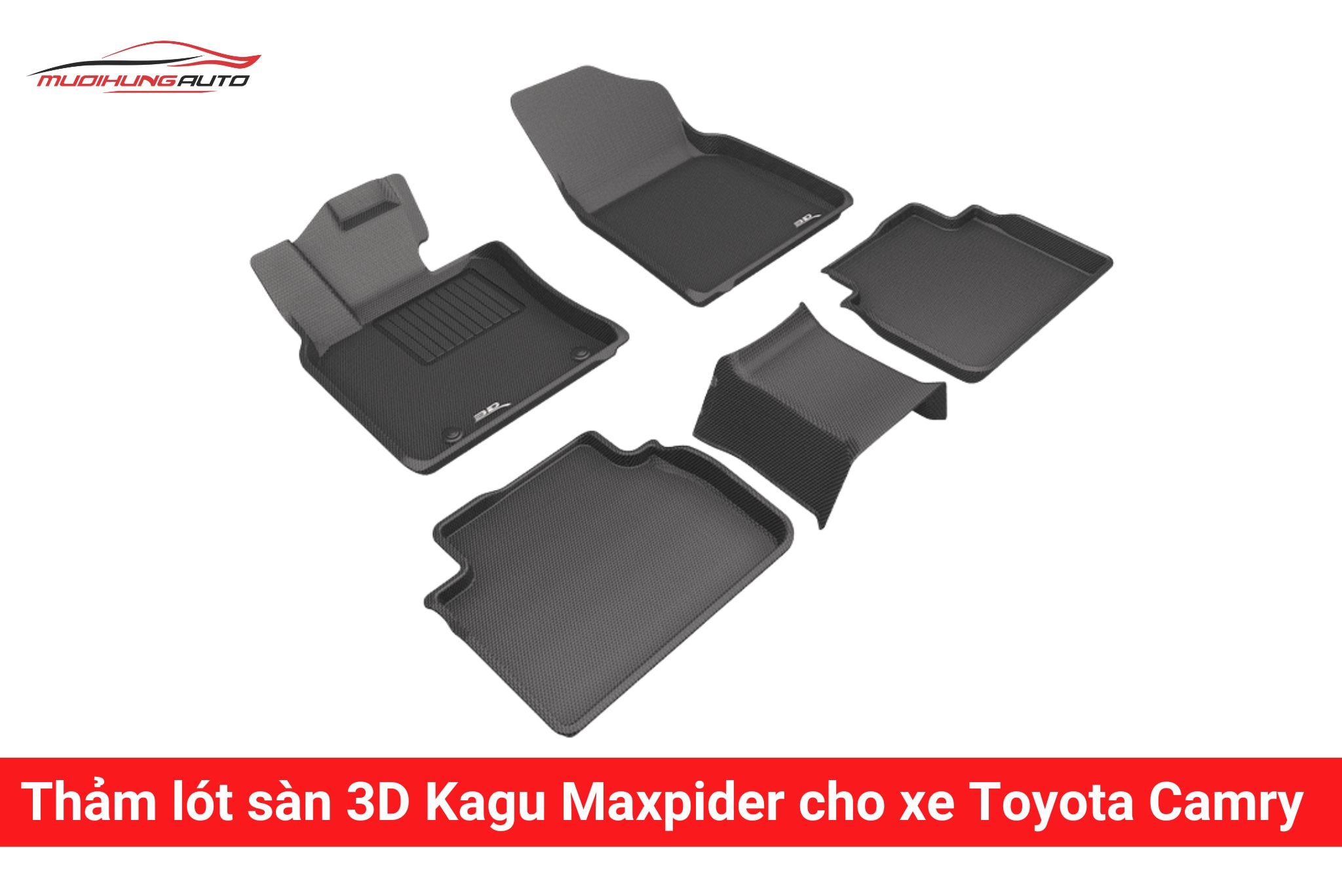 Thảm lót sàn 3D Kagu Maxpider cho xe Toyota Camry