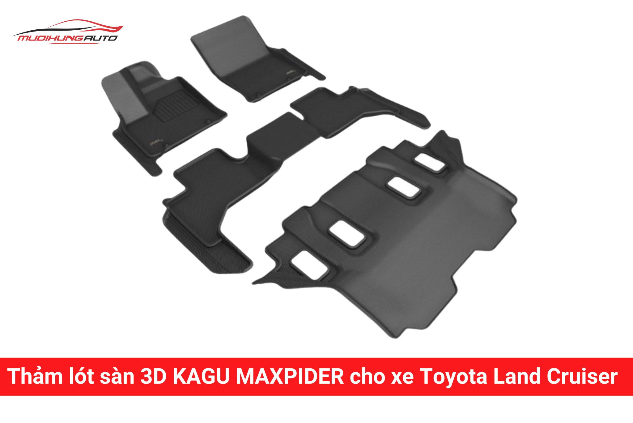 Thảm lót sàn 3D Kagu Maxpider cho xe Toyota Land Cruiser