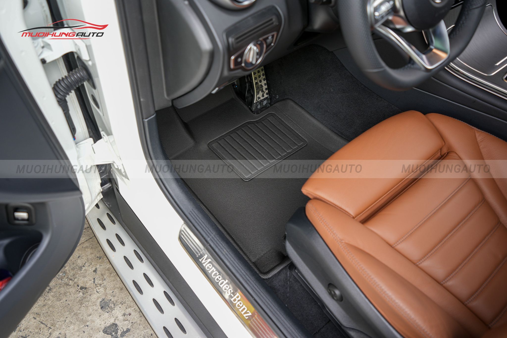 Thảm lót sàn 3D Kagu Maxpider Vinfast Minio Green