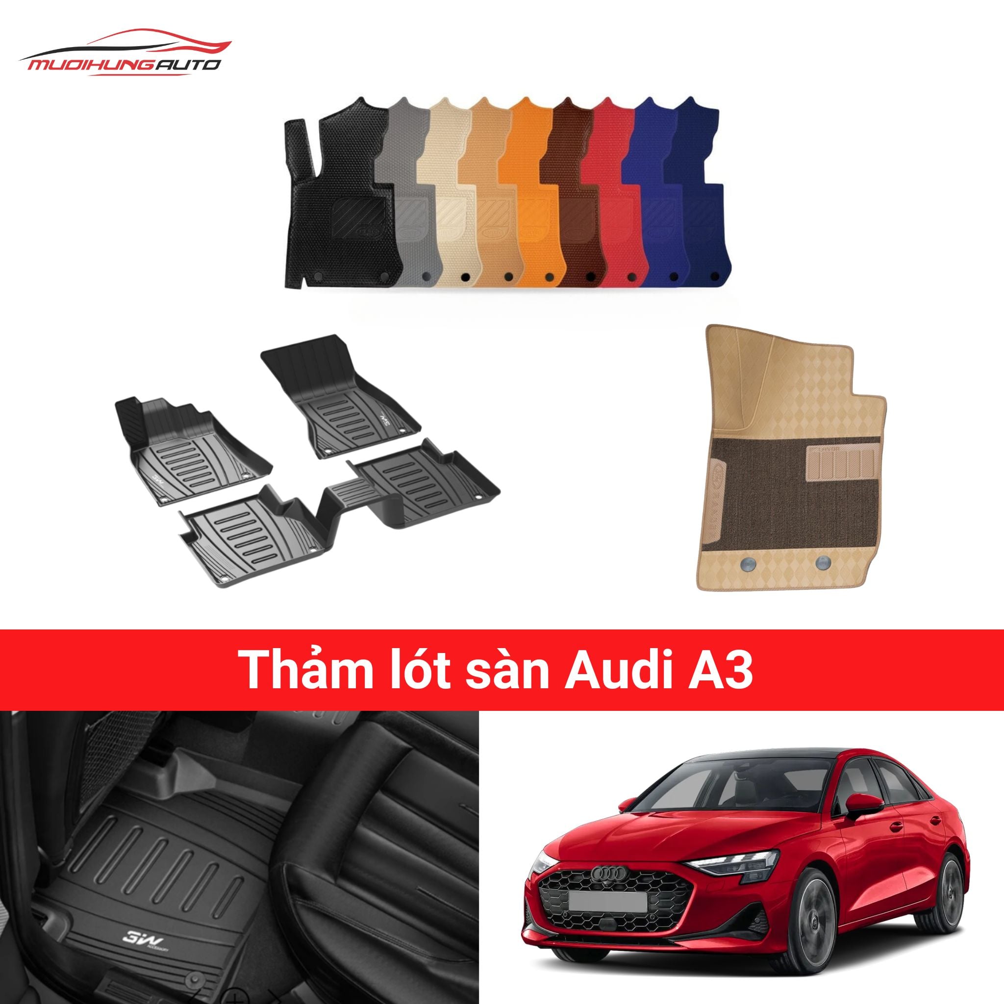 Thảm lót sàn Audi A3