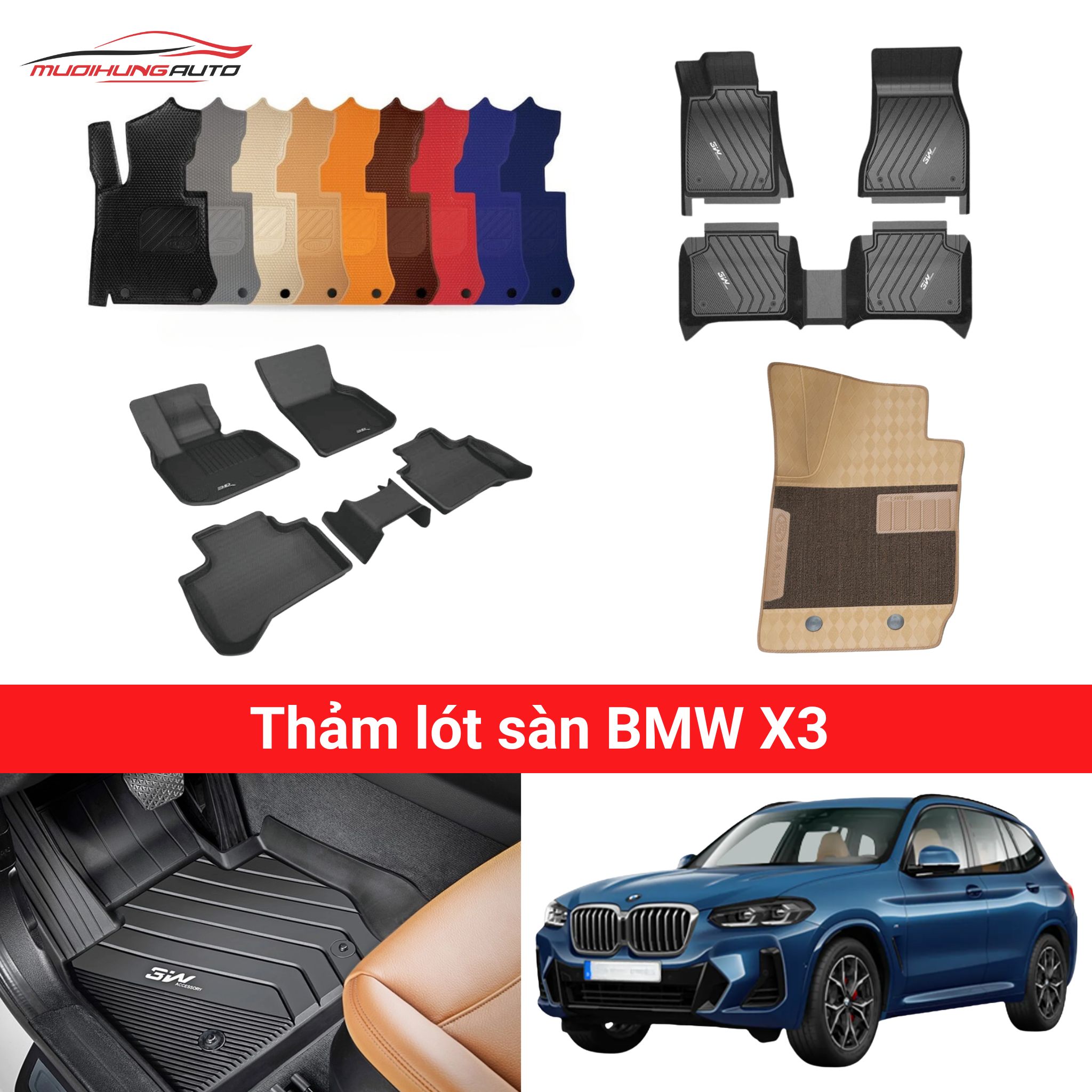 Thảm lót sàn BMW X3