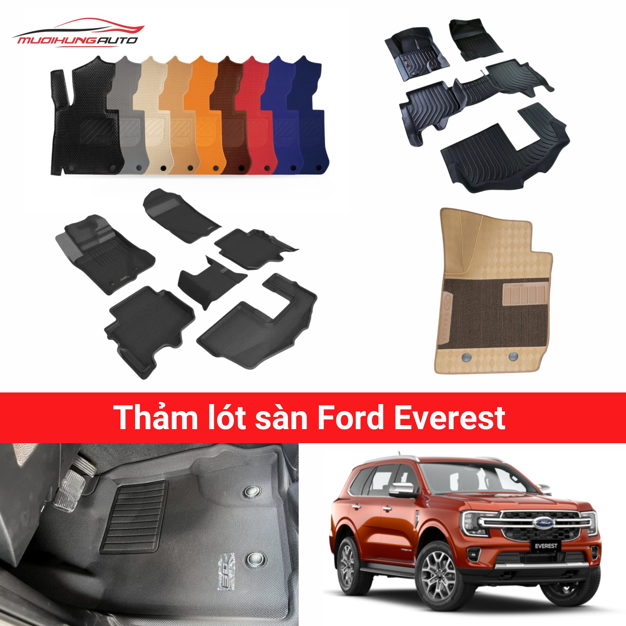 Thảm lót sàn Ford Everest