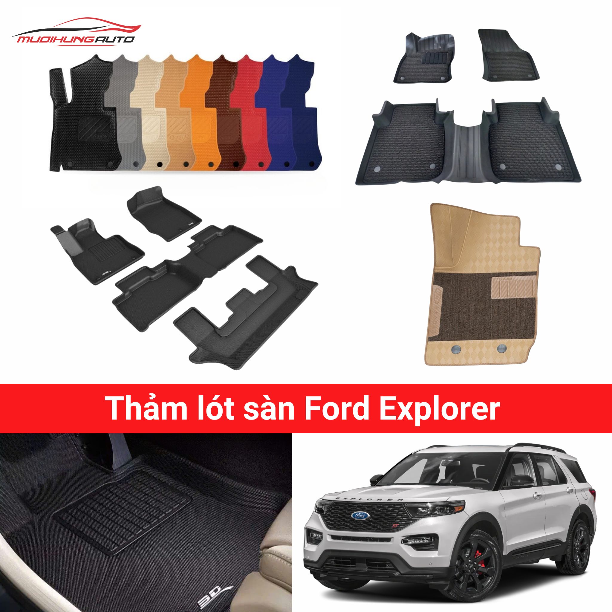 Thảm lót sàn Ford Explorer