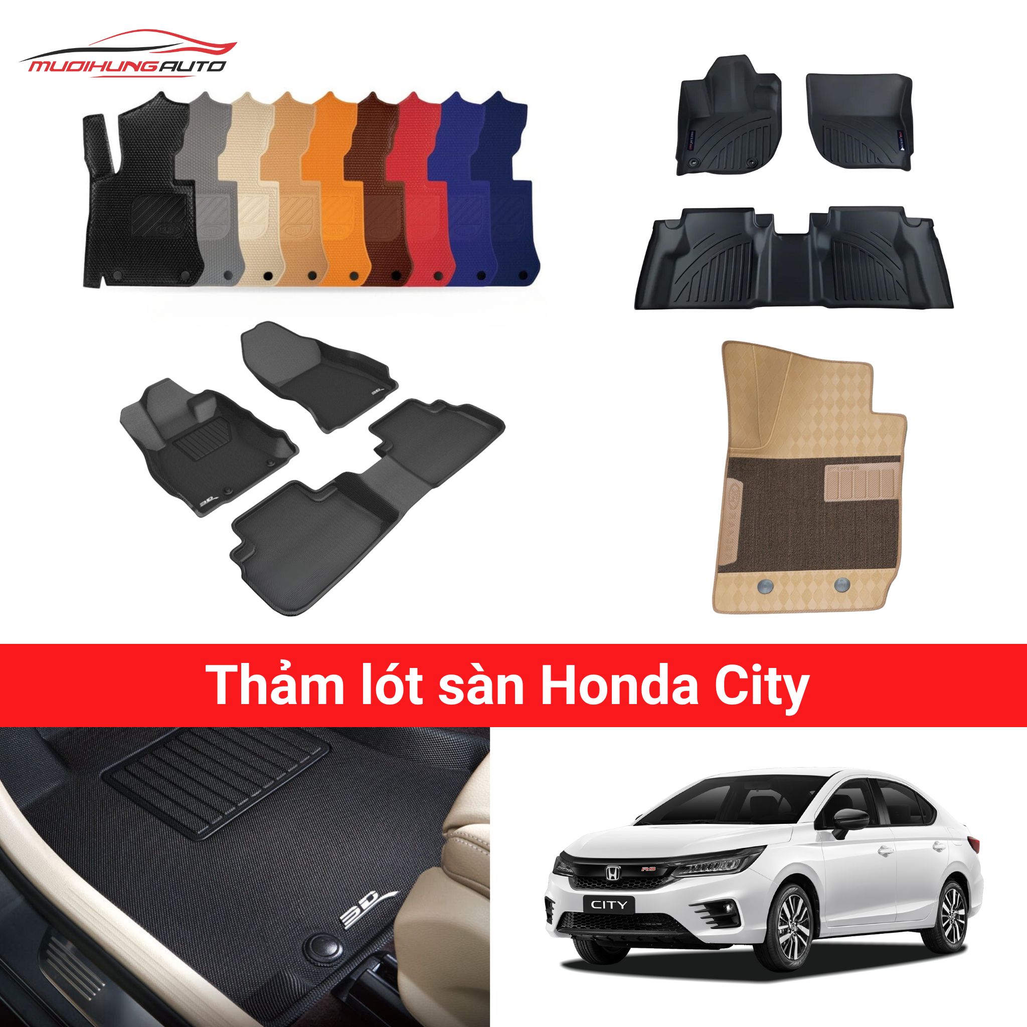 Thảm lót sàn Honda City