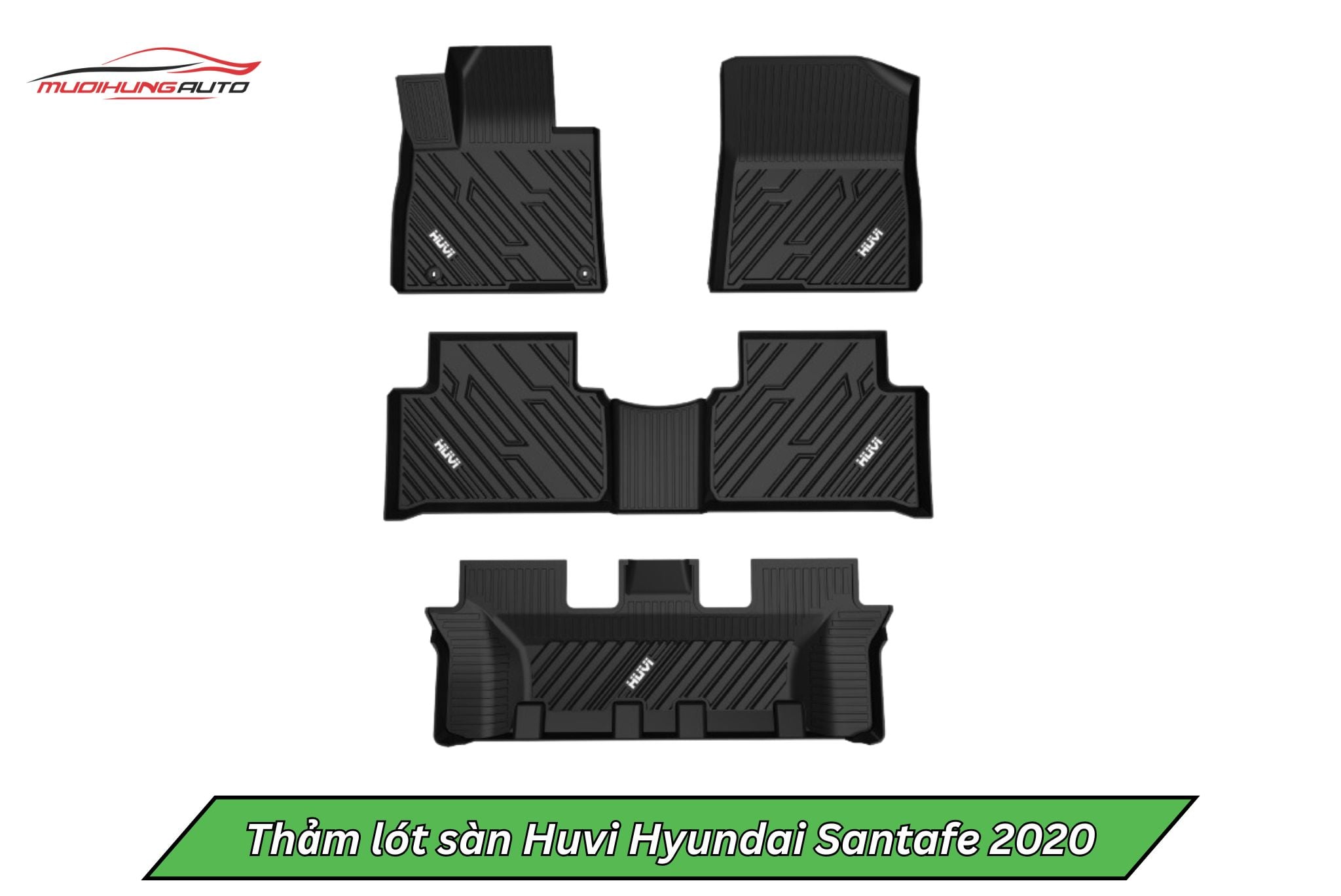 Thảm lót sàn Huvi ô tô Hyundai Santafe 2020