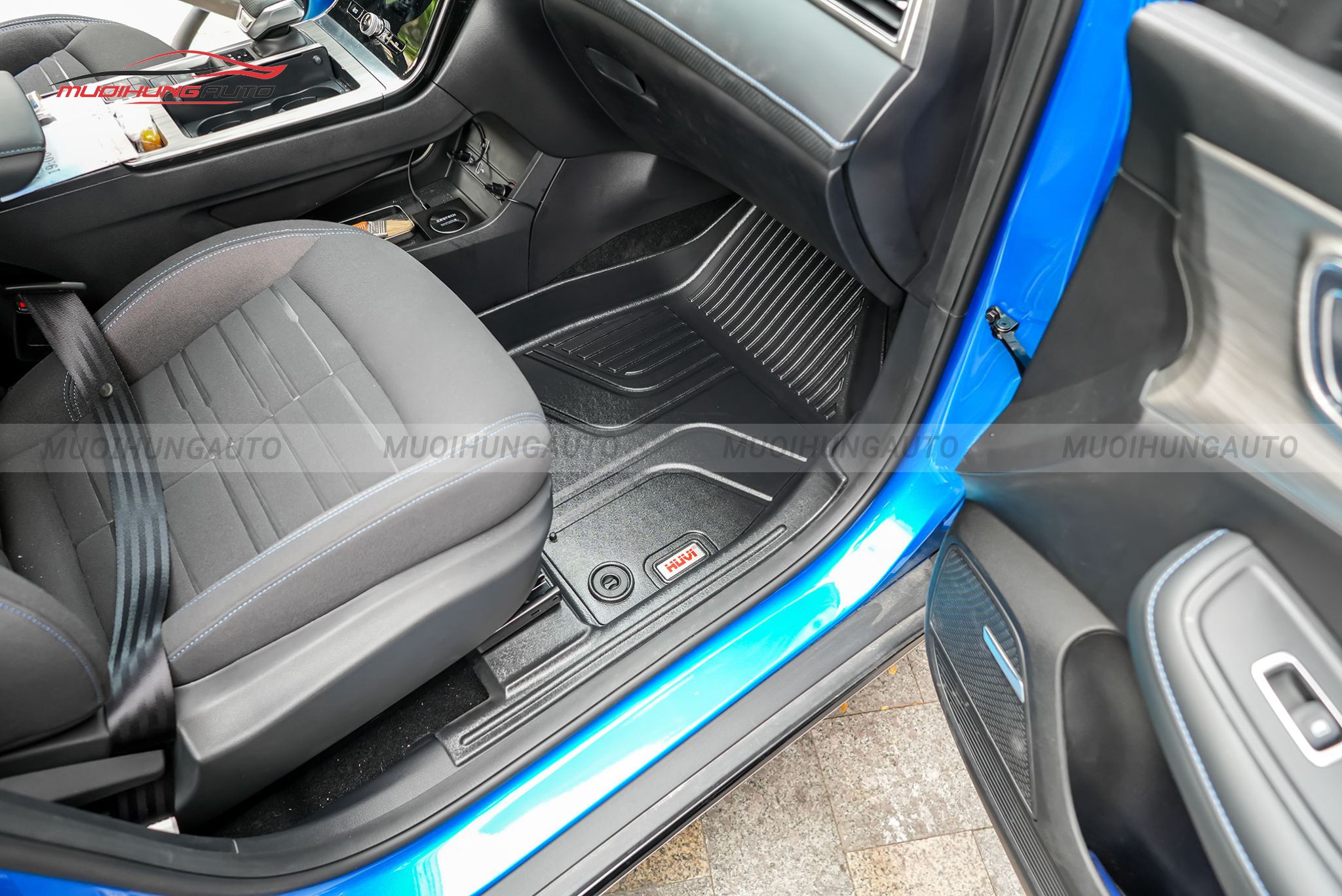 Thảm lót sàn Huvi xe Vinfast Minio Green