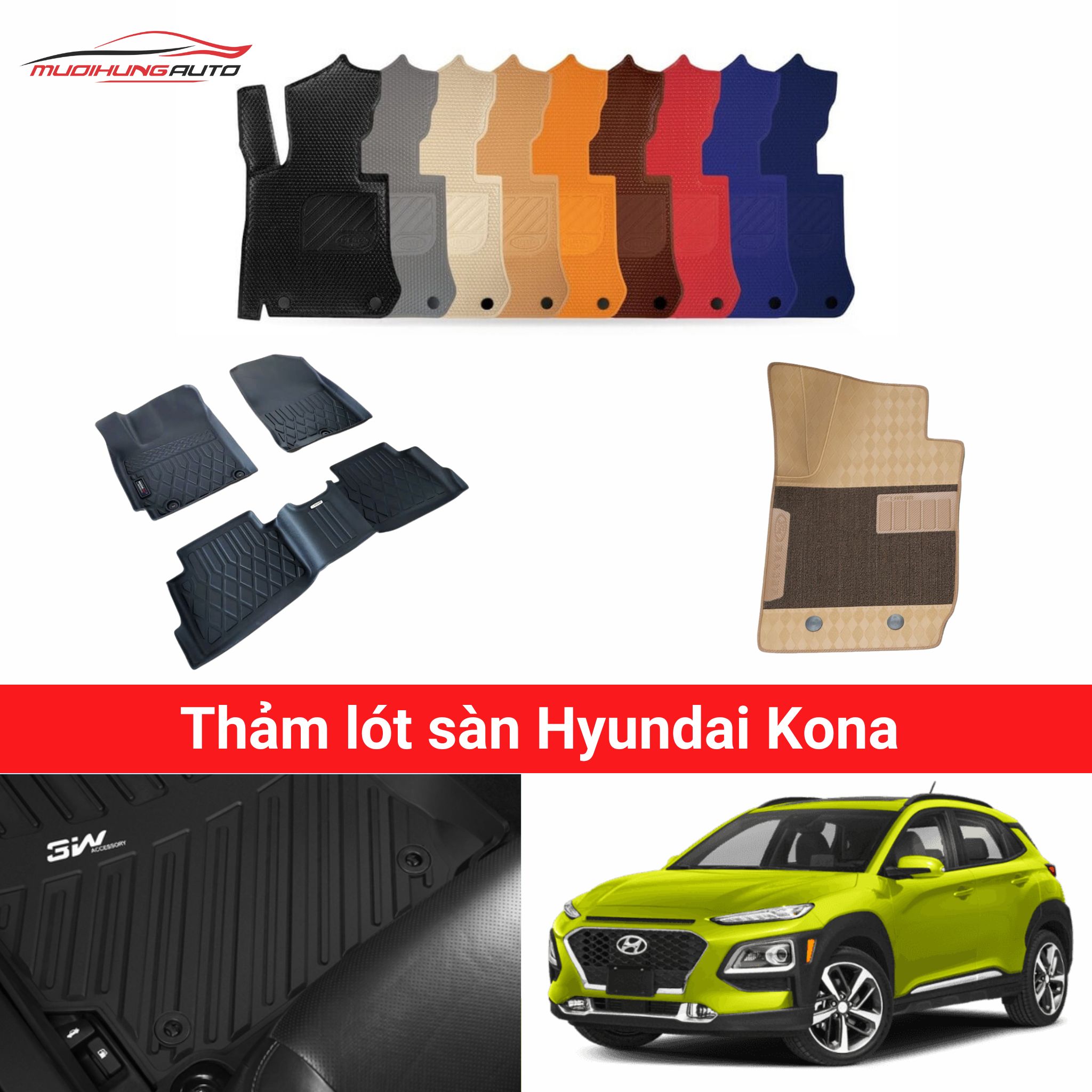 Thảm lót sàn Hyundai Kona