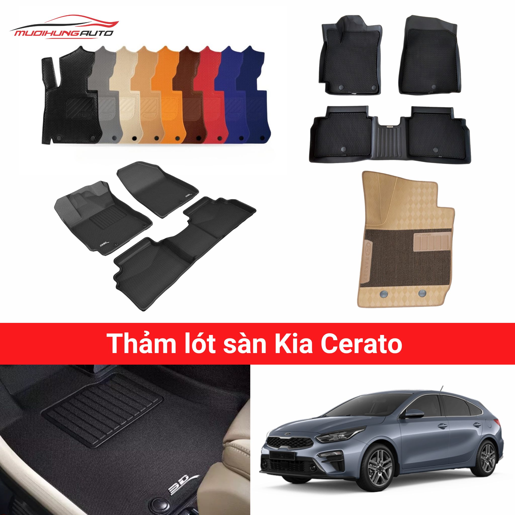 Thảm lót sàn Kia Cerato