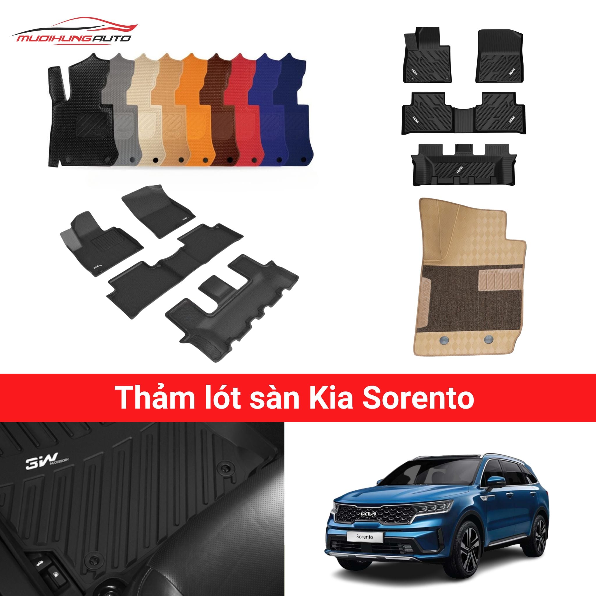 Thảm lót sàn Kia Sorento