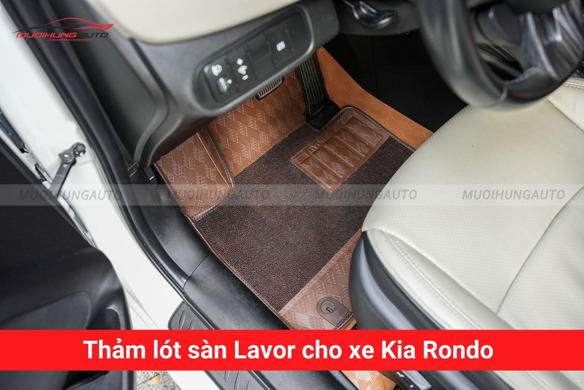 Thảm lót sàn Lavor cho xe Kia Rondo