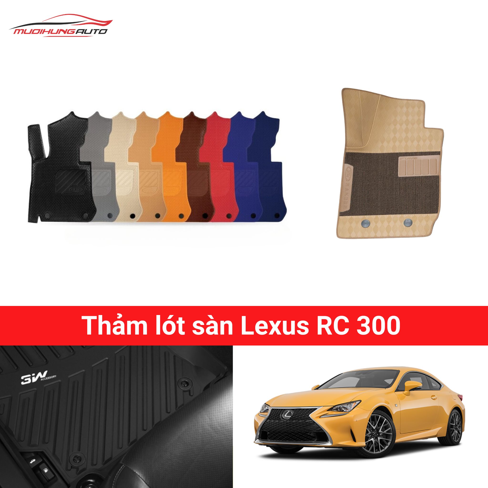 Thảm lót sàn Lexus RC 300
