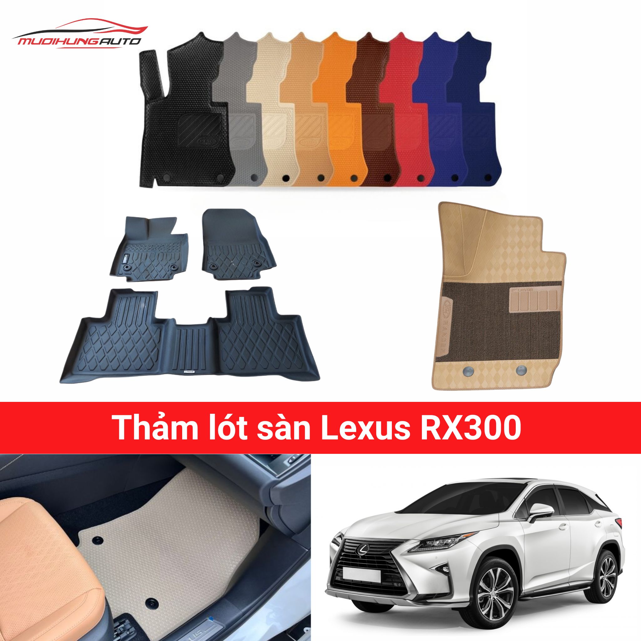 Thảm lót sàn Lexus RX300