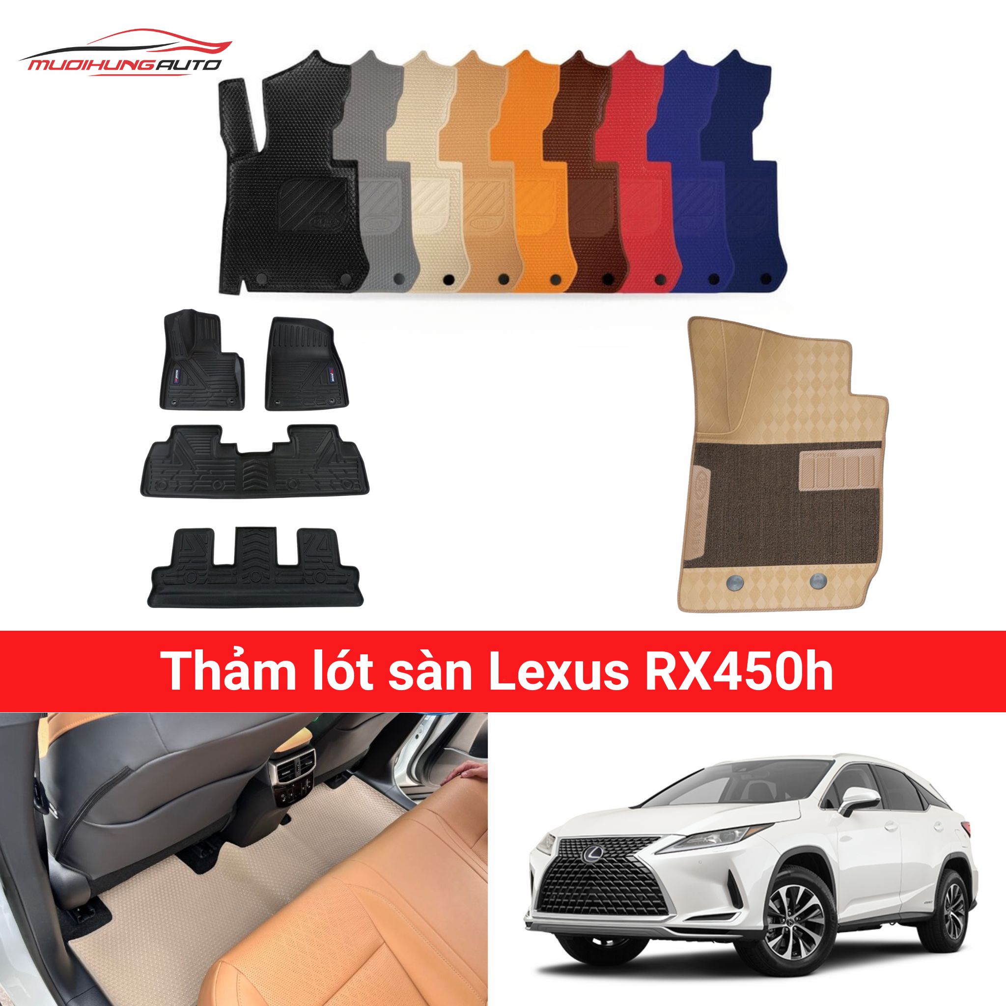 Thảm lót sàn Lexus RX450h