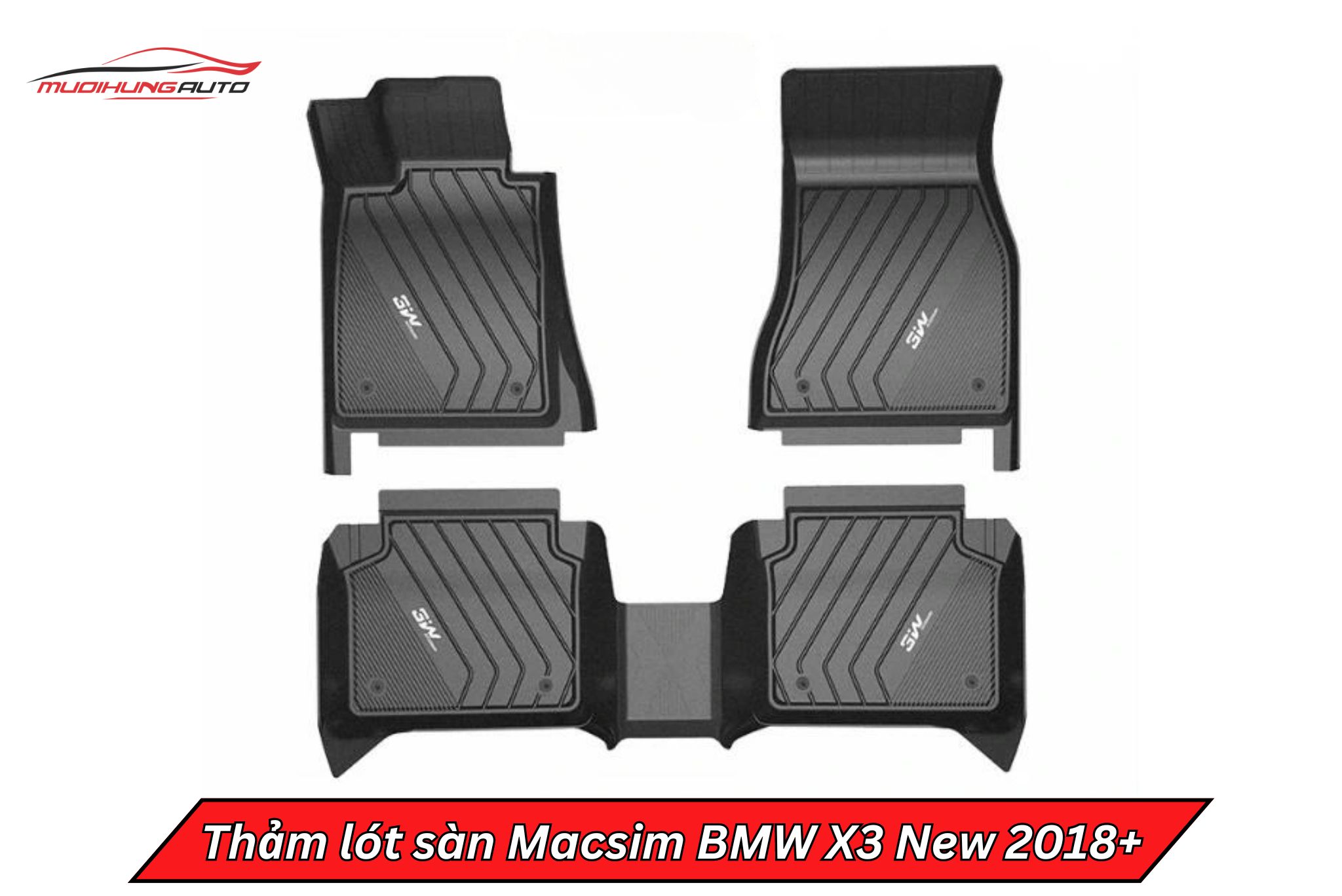 Thảm lót sàn Macsim 1 lớp ô tô BMW X3 New 2018+