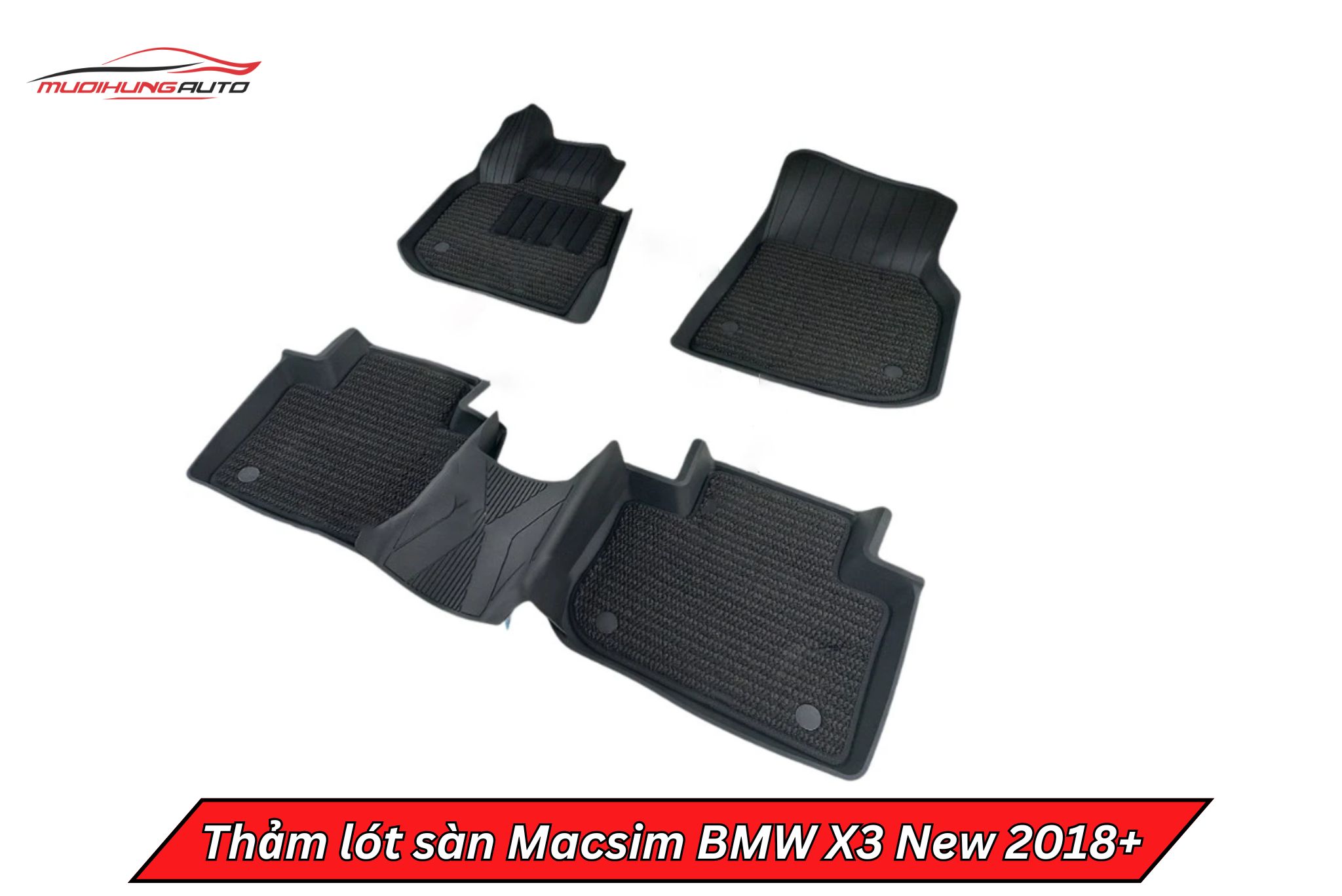 Thảm lót sàn Macsim 2 lớp ô tô BMW X3 New 2018+