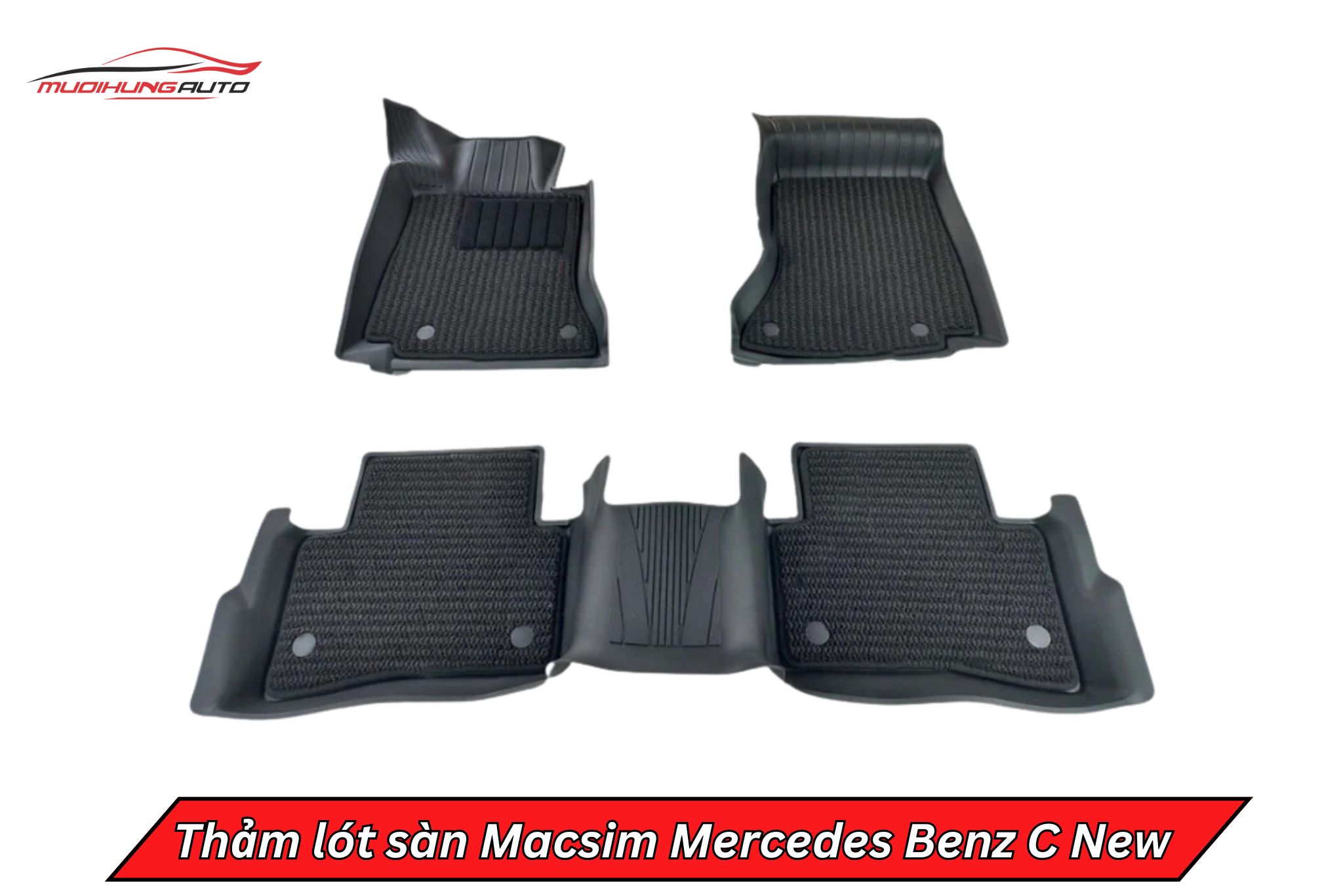 Thảm lót sàn Macsim 2 lớp ô tô Mercedes Benz C New