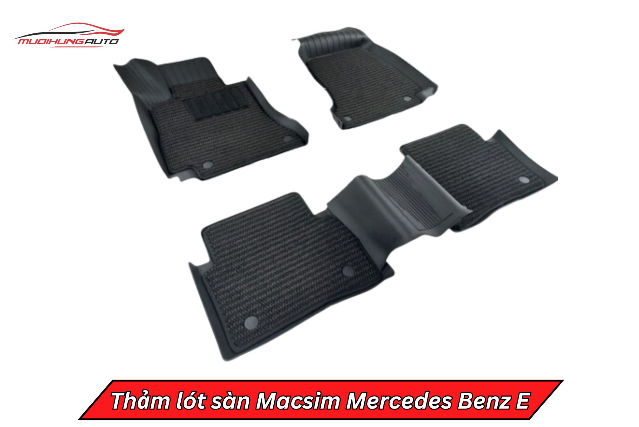 Thảm lót sàn Macsim 2 lớp ô tô Mercedes Benz E
