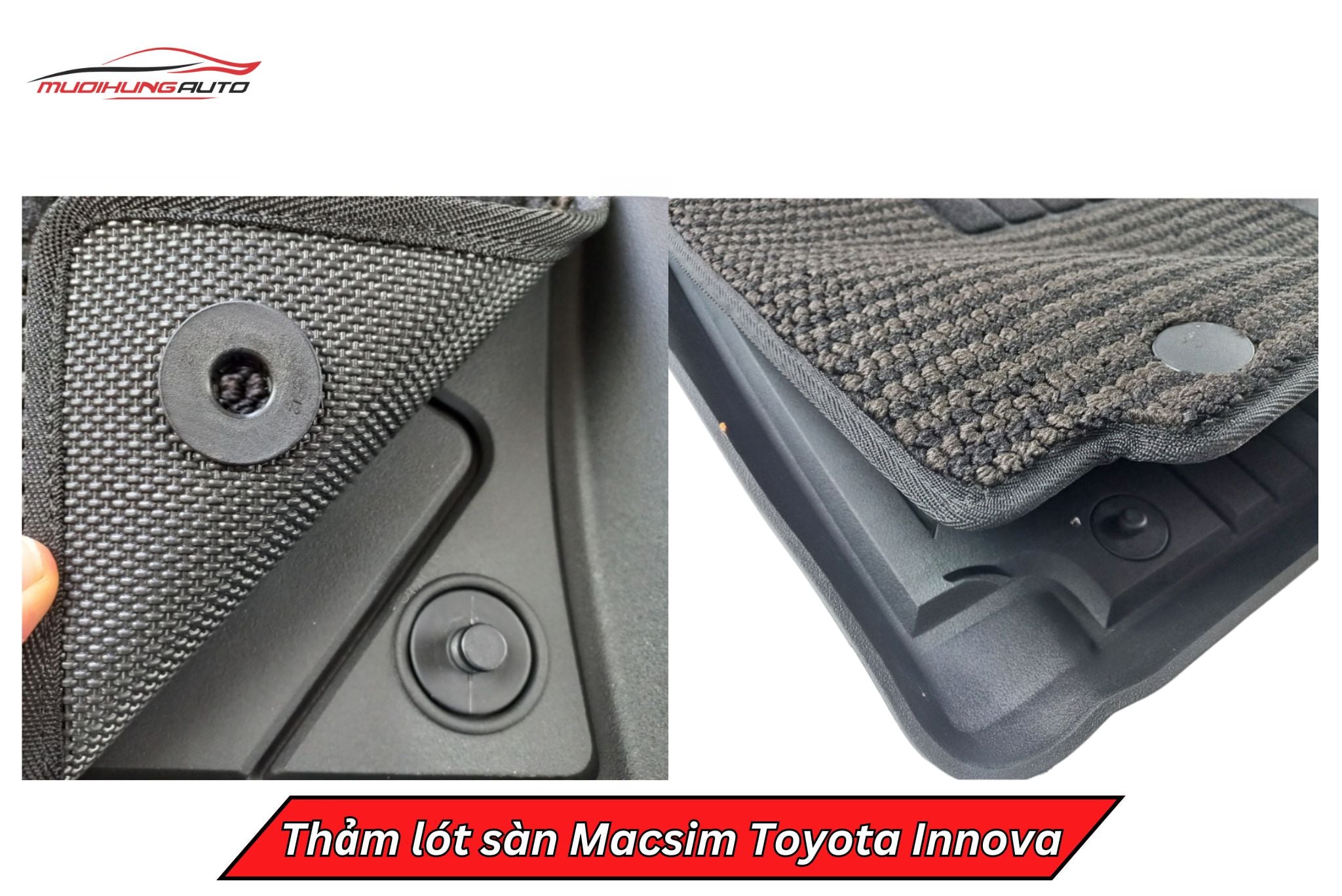Thảm lót sàn Macsim cho ô tô Toyota Innova