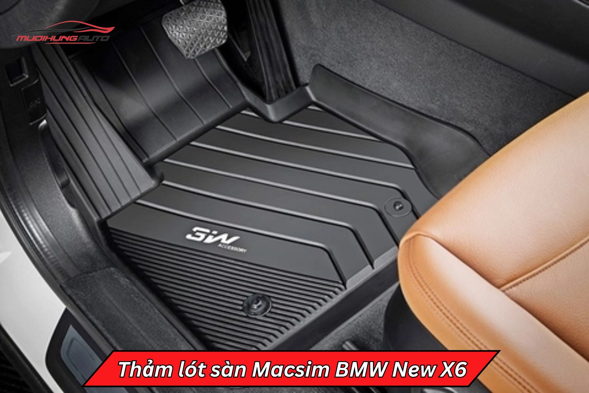 Thảm lót sàn Macsim cho xe BMW New X6