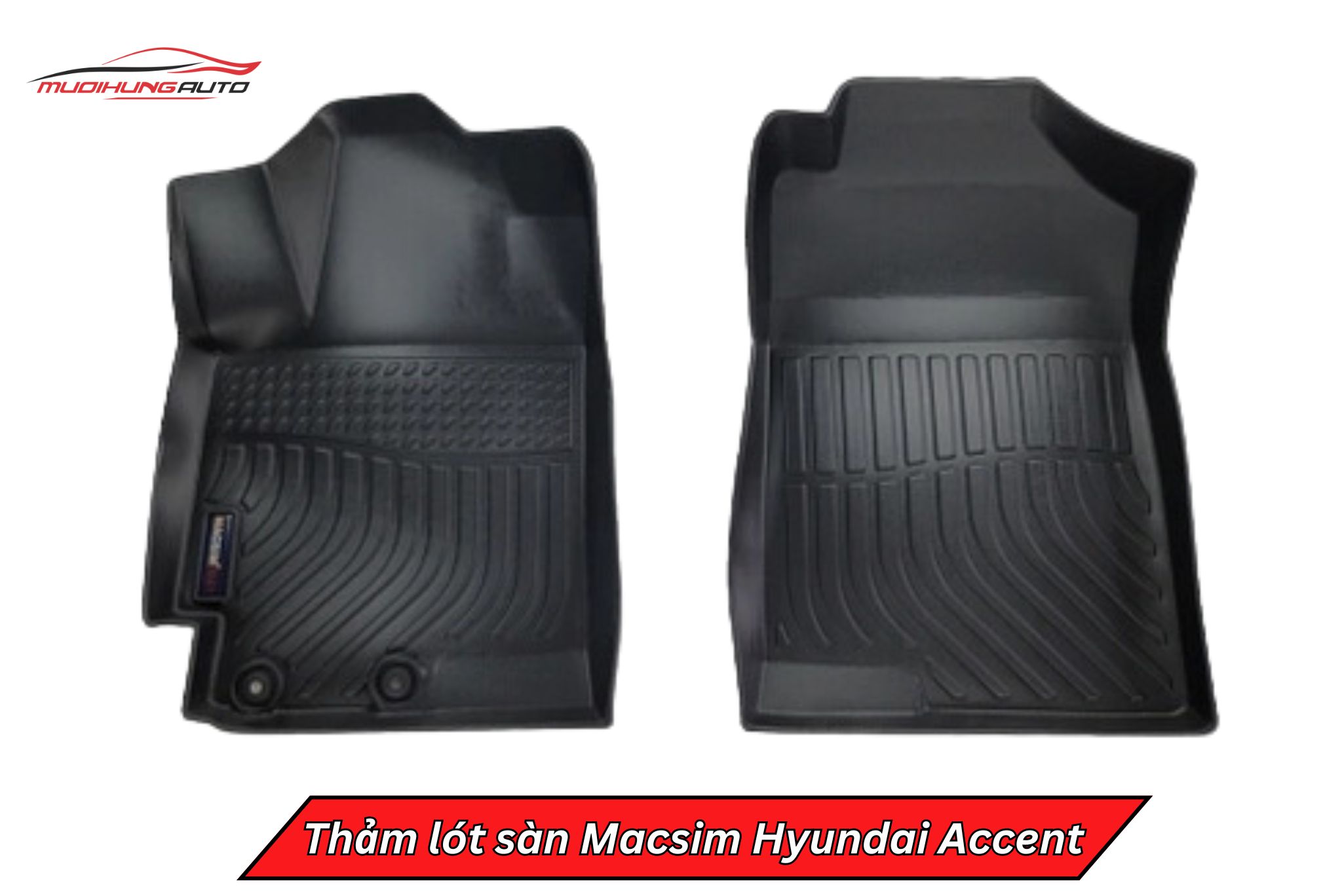 Thảm lót sàn Macsim cho xe Hyundai Accent 1 lớp
