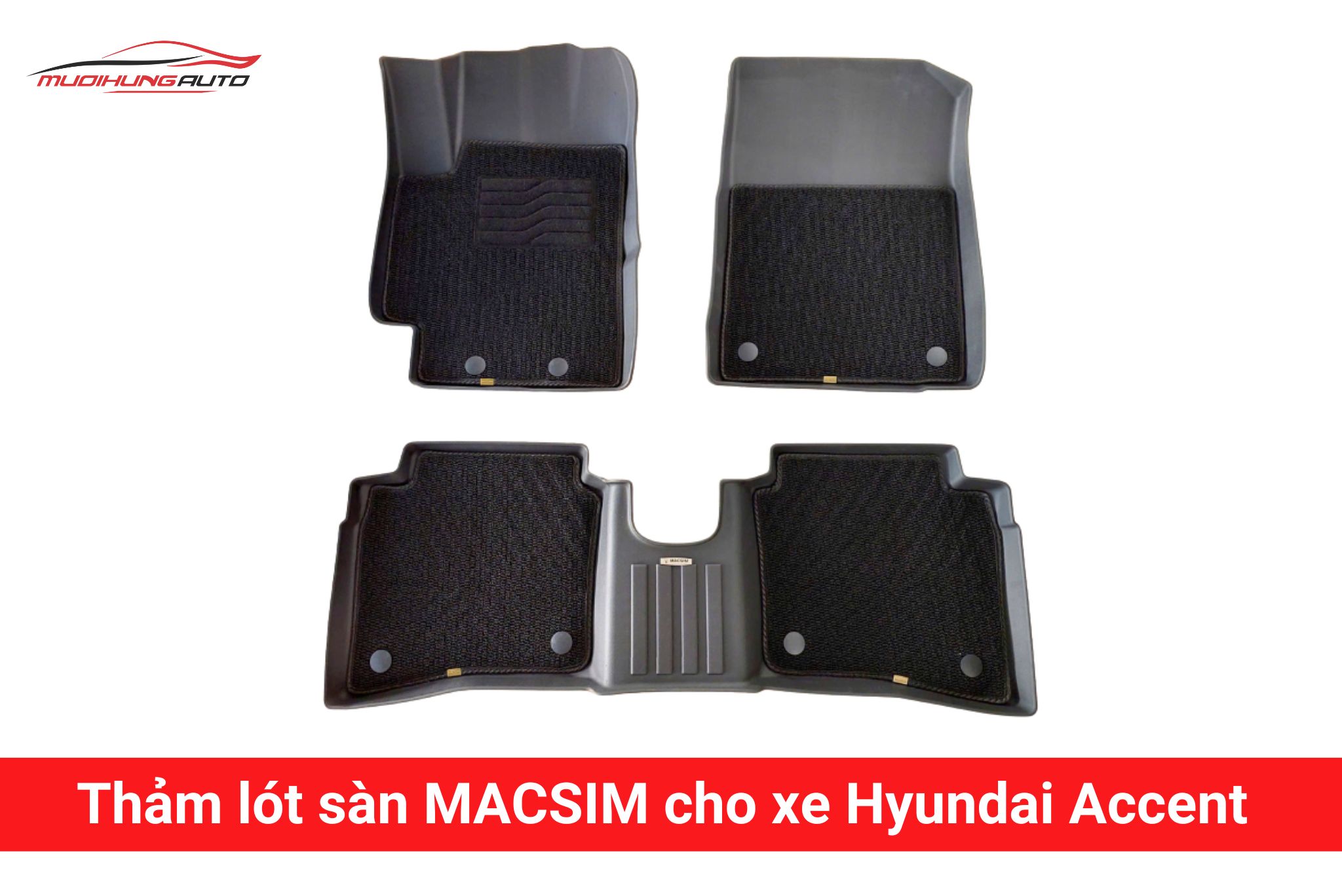 Thảm lót sàn Macsim cho xe Hyundai Accent