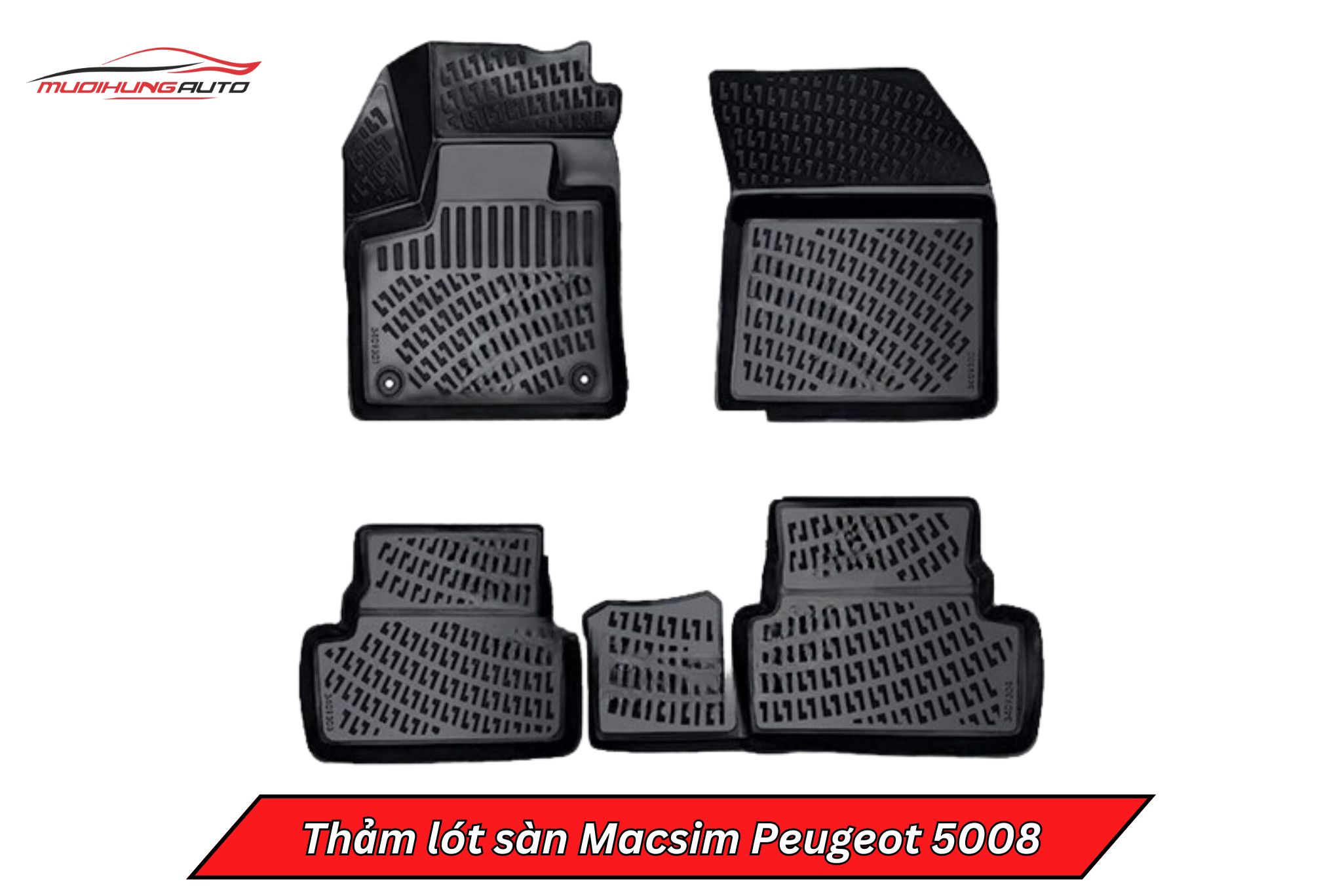 Thảm lót sàn Macsim cho xe Peugeot 5008 1 lớp