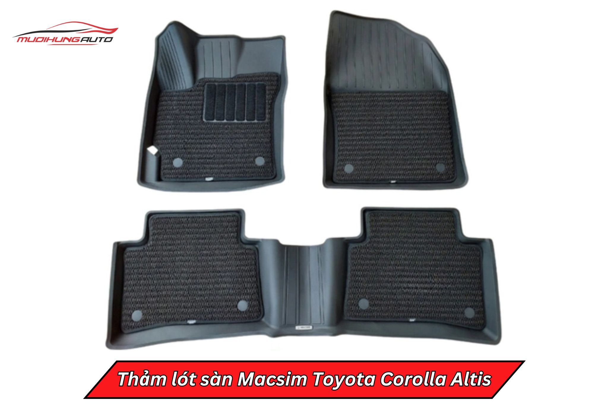 Thảm lót sàn Macsim cho xe Toyota Corolla Altis 2 lớp