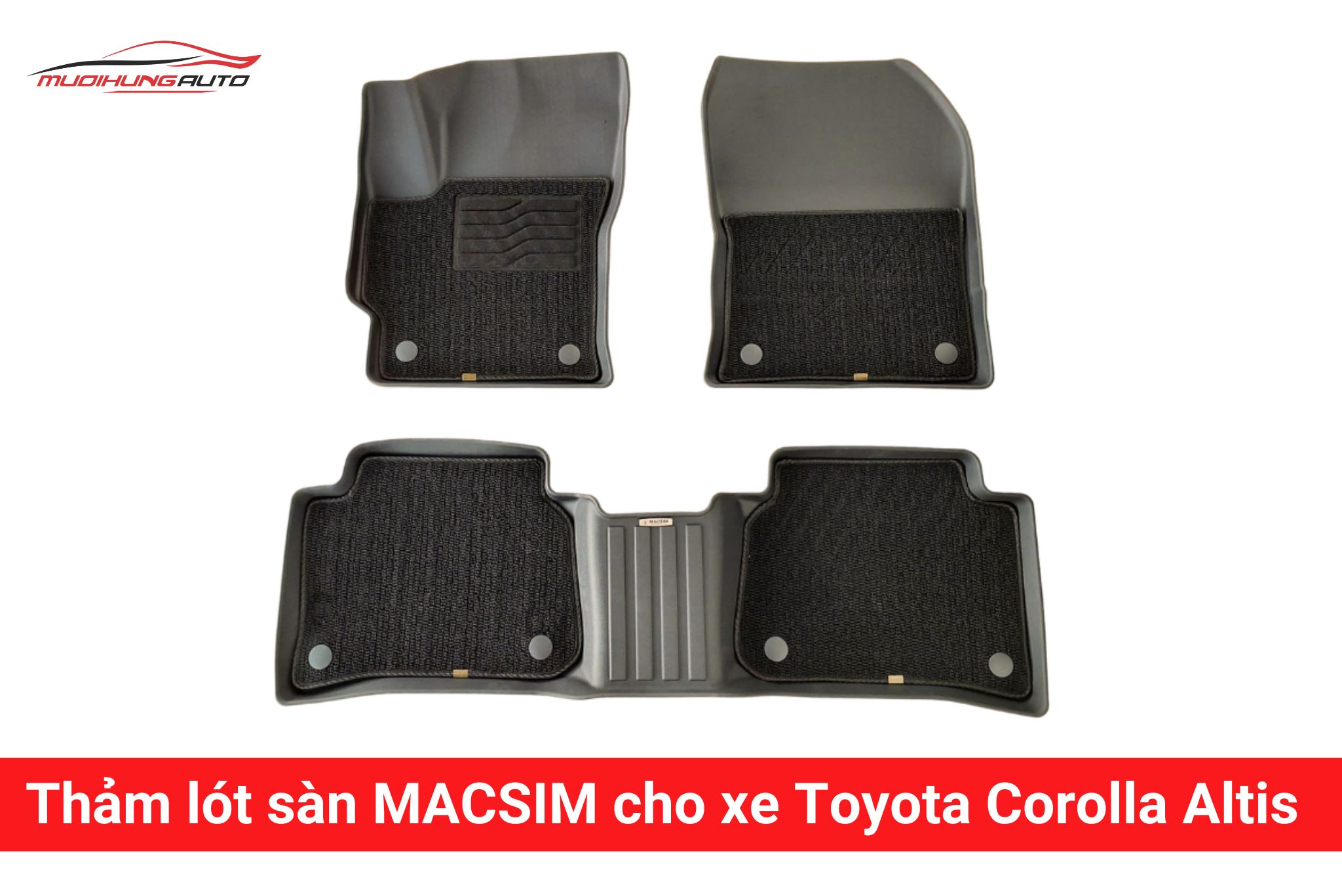 Thảm lót sàn Macsim cho xe Toyota Corolla Altis