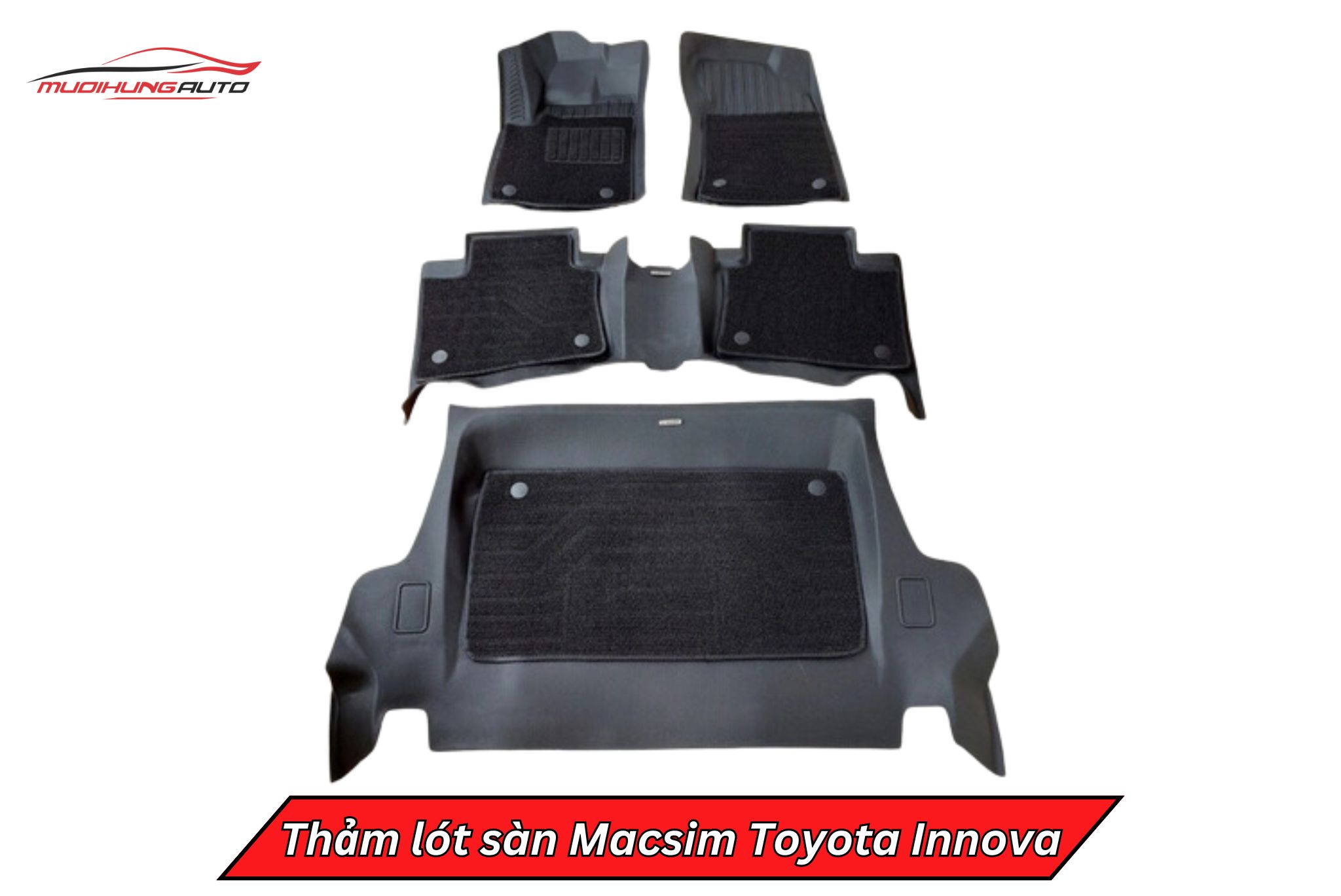 Thảm lót sàn Macsim cho xe Toyota Innova 2 lớp