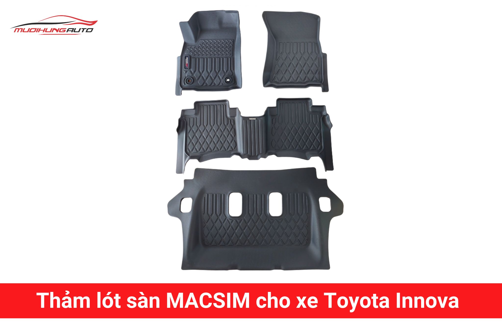 Thảm lót sàn Macsim cho xe Toyota Innova
